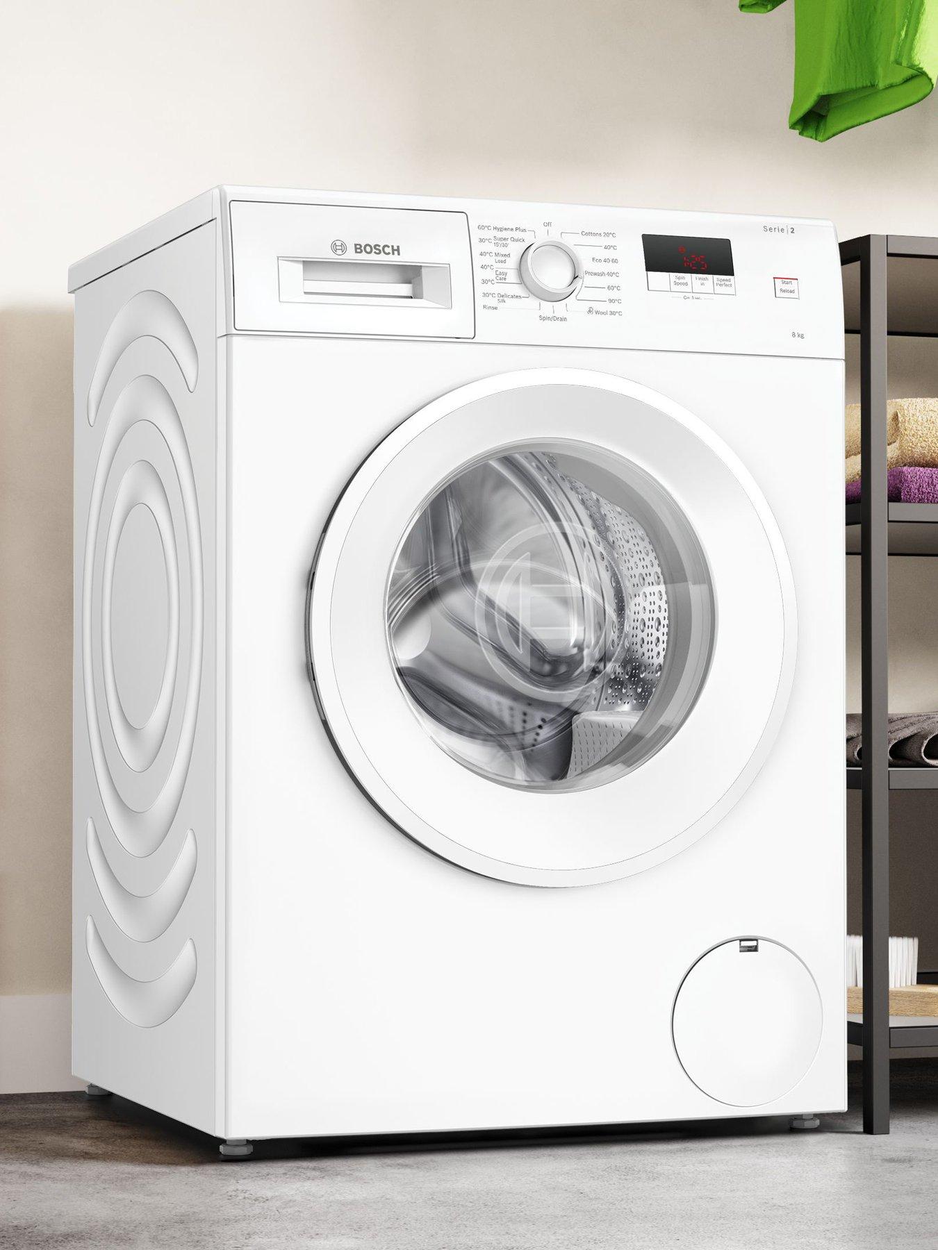 Image 3 of 7 of Bosch Series 2 WGE03408GB 8kg Load, 1400rpm Spin SpeedPerfect Washing Machine - White - A Rated