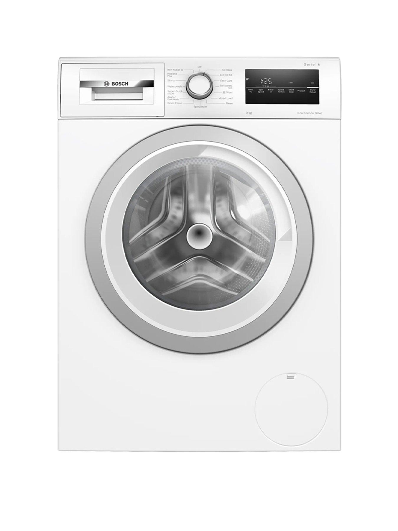 Bosch Series 4 WAN28259GB 9kg Load, 1400rpm Spin Freestanding Washing Machine - Iron Assist, SpeedPerfect, Eco Silence Drive, LED display - White