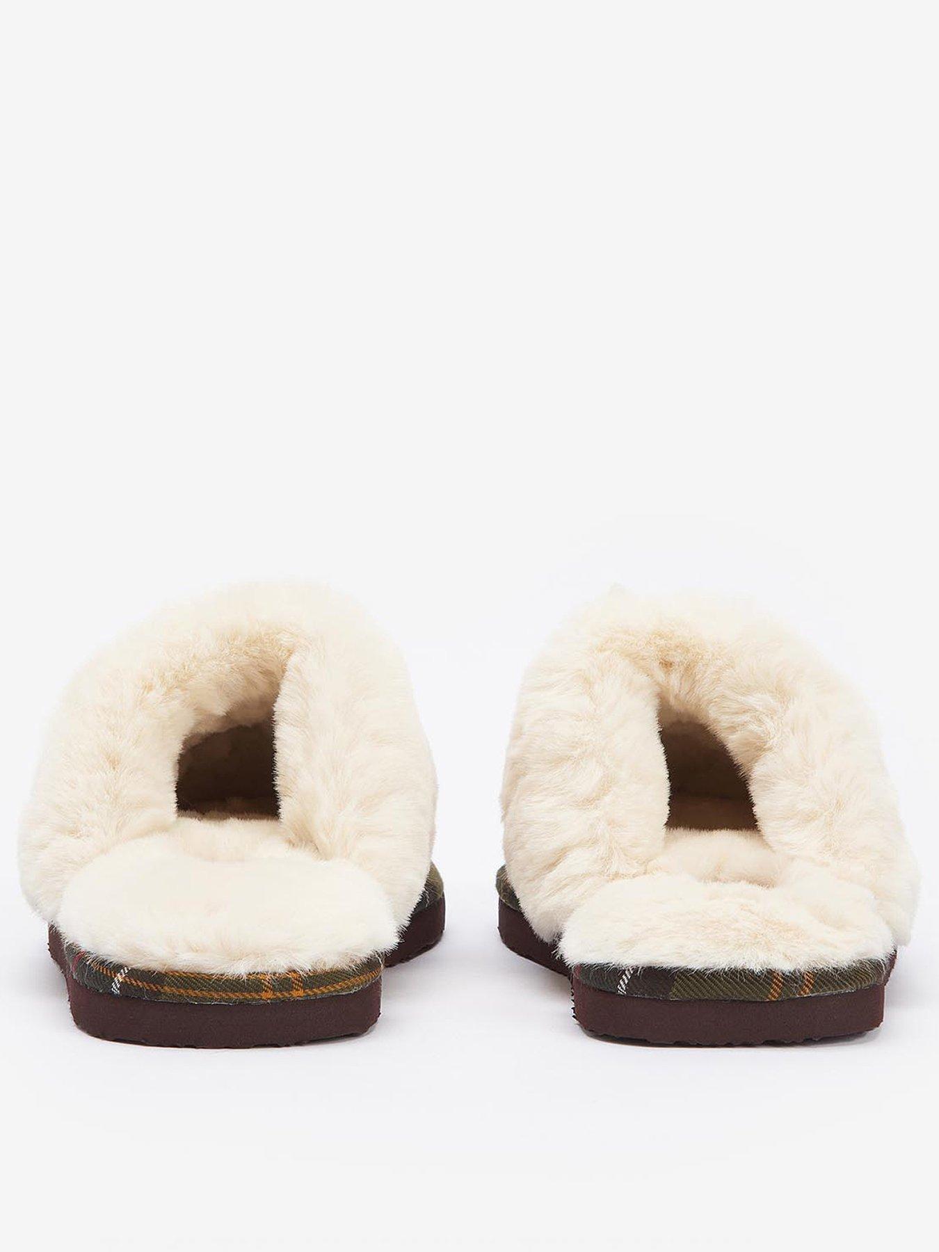 Image 3 of 6 of Barbour Claudia Mule Slippers - Brown