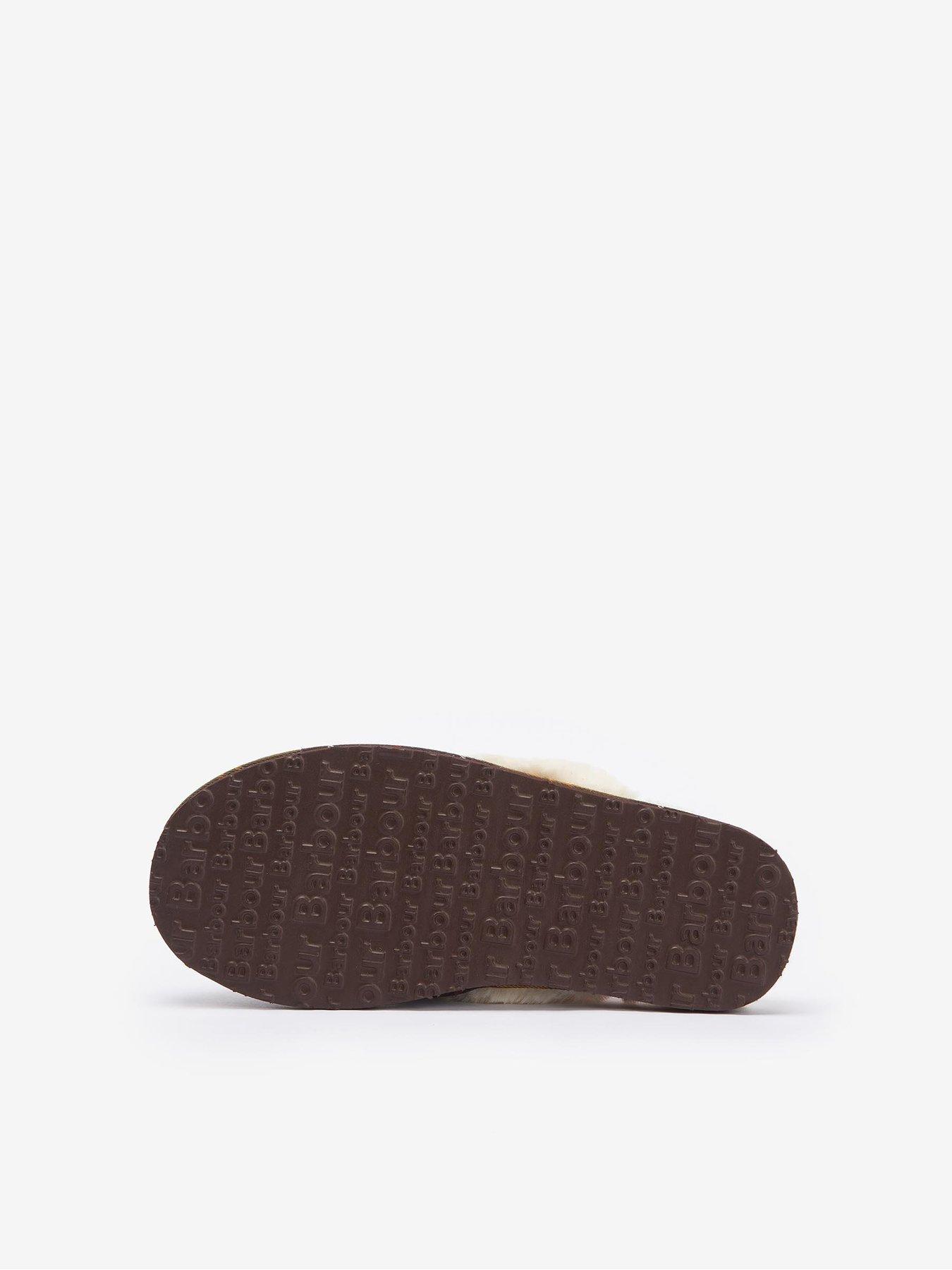 Image 5 of 6 of Barbour Claudia Mule Slippers - Brown