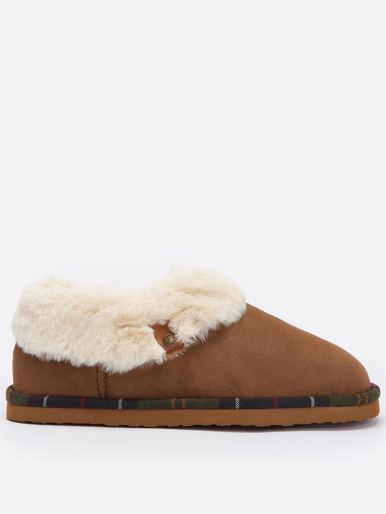 Barbour Eloise Bootie Slippers - Brown