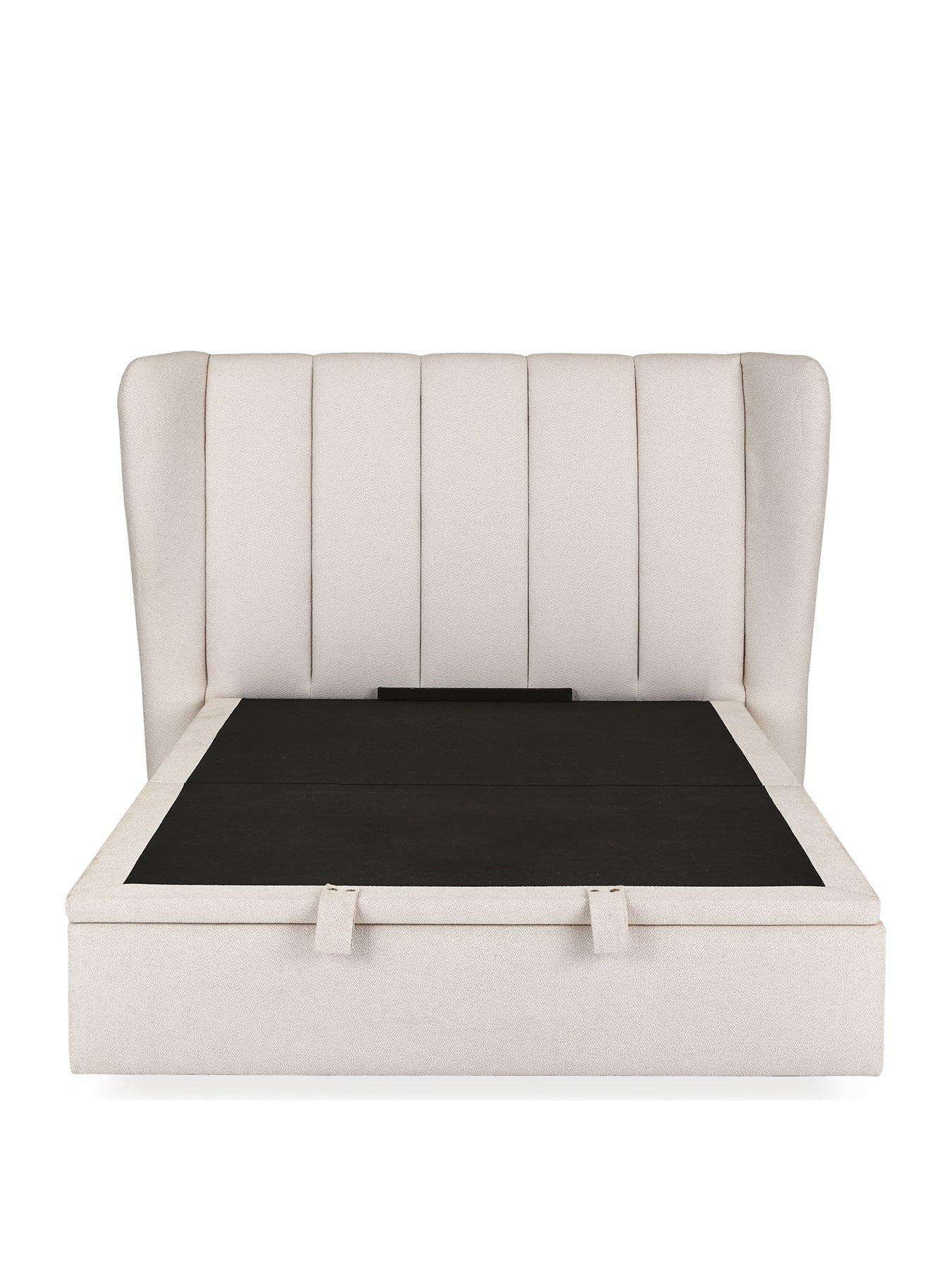 Image 2 of 6 of Very Home Jasper Lift Up Storage Bed Frame with Mattress Options (Buy &amp; SAVE!) - Ivory