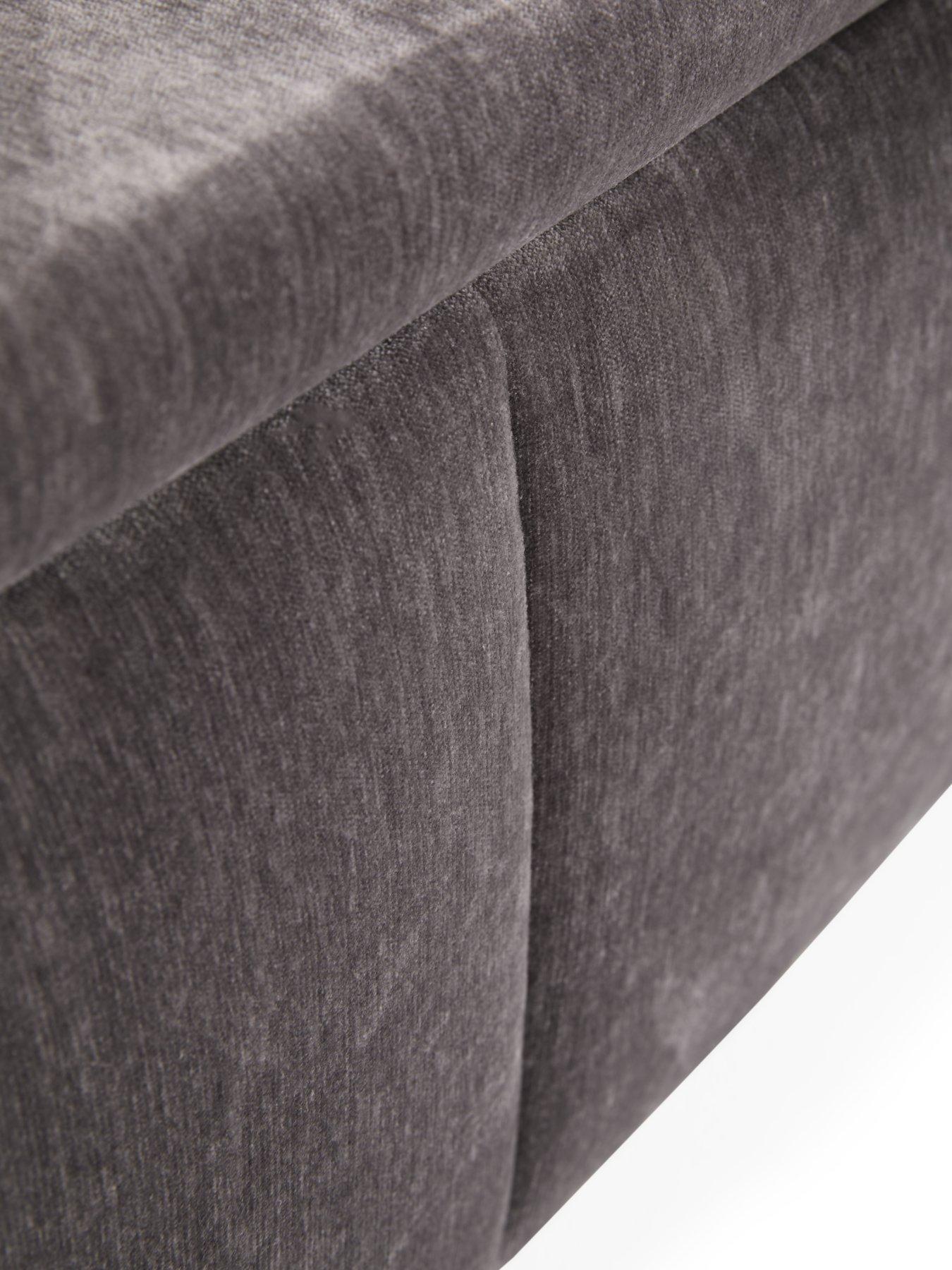 Image 6 of 6 of Very Home Remy End Lift Up Storage Ottoman Bed with Mattress Options (Buy &amp; SAVE!) - Grey