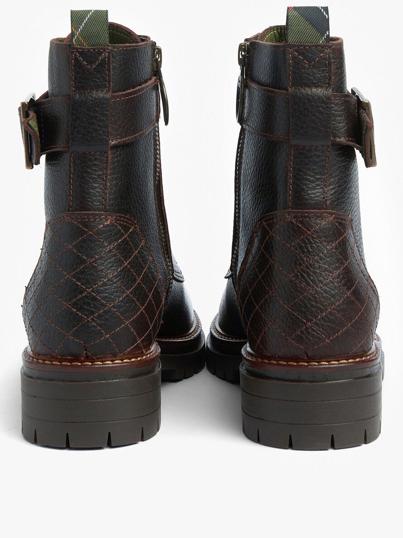 Image 3 of 5 of Barbour Heidi Commando Ankle Boots - Brown