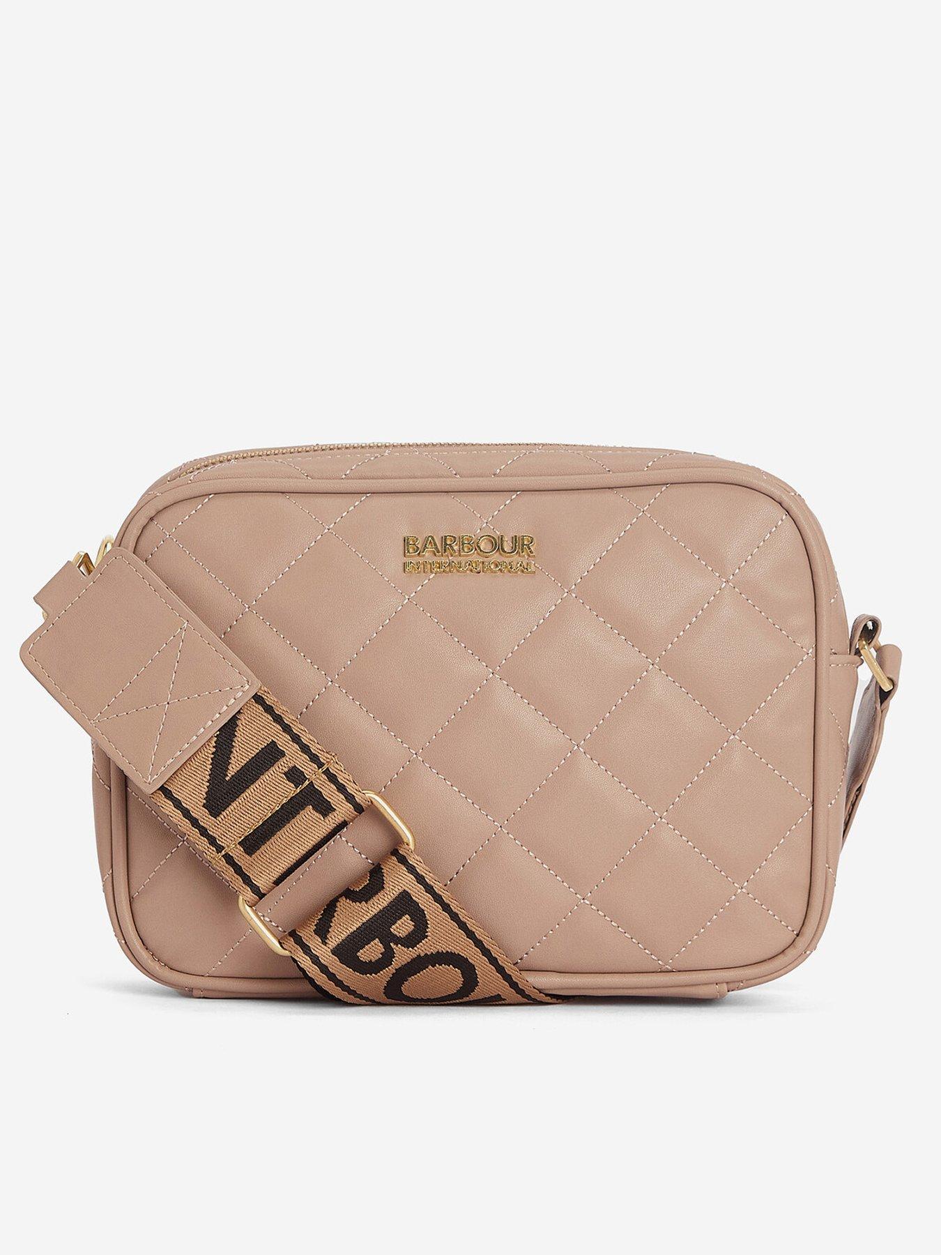 undefined Quilted Sloane Crossbody Bag - Beige