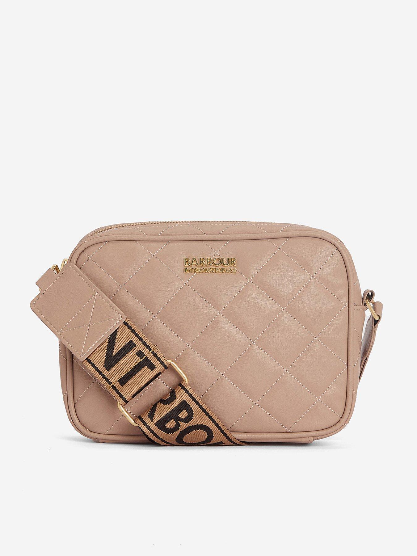 Barbour International Quilted Sloane Crossbody Bag - Beige