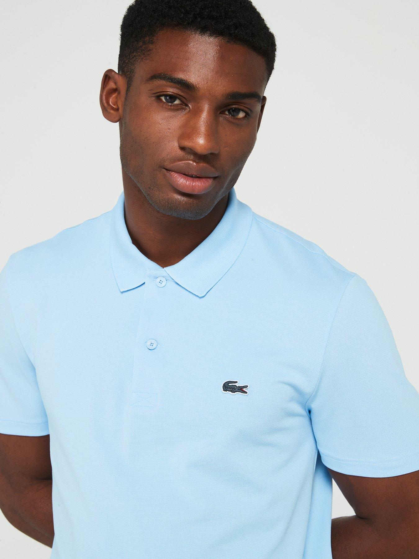 Lacoste polo shirt light blue sale