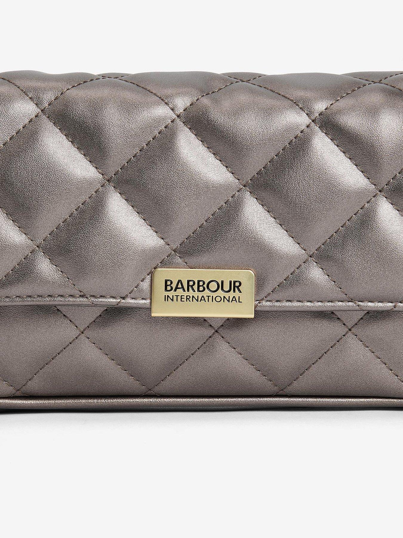 Barbour bag Silver clearance
