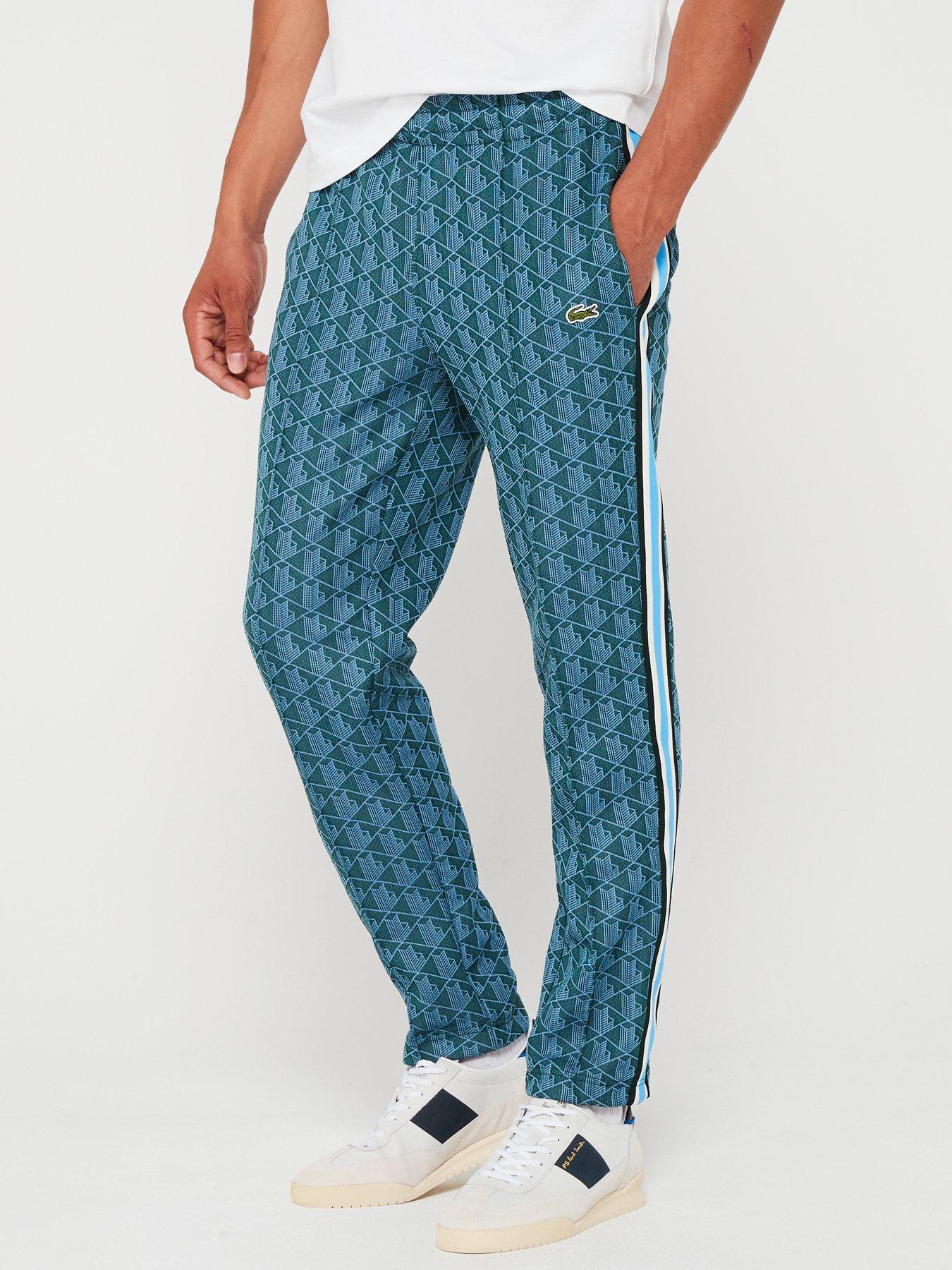 undefined The Paris Jacquard Monogram Joggers - Green