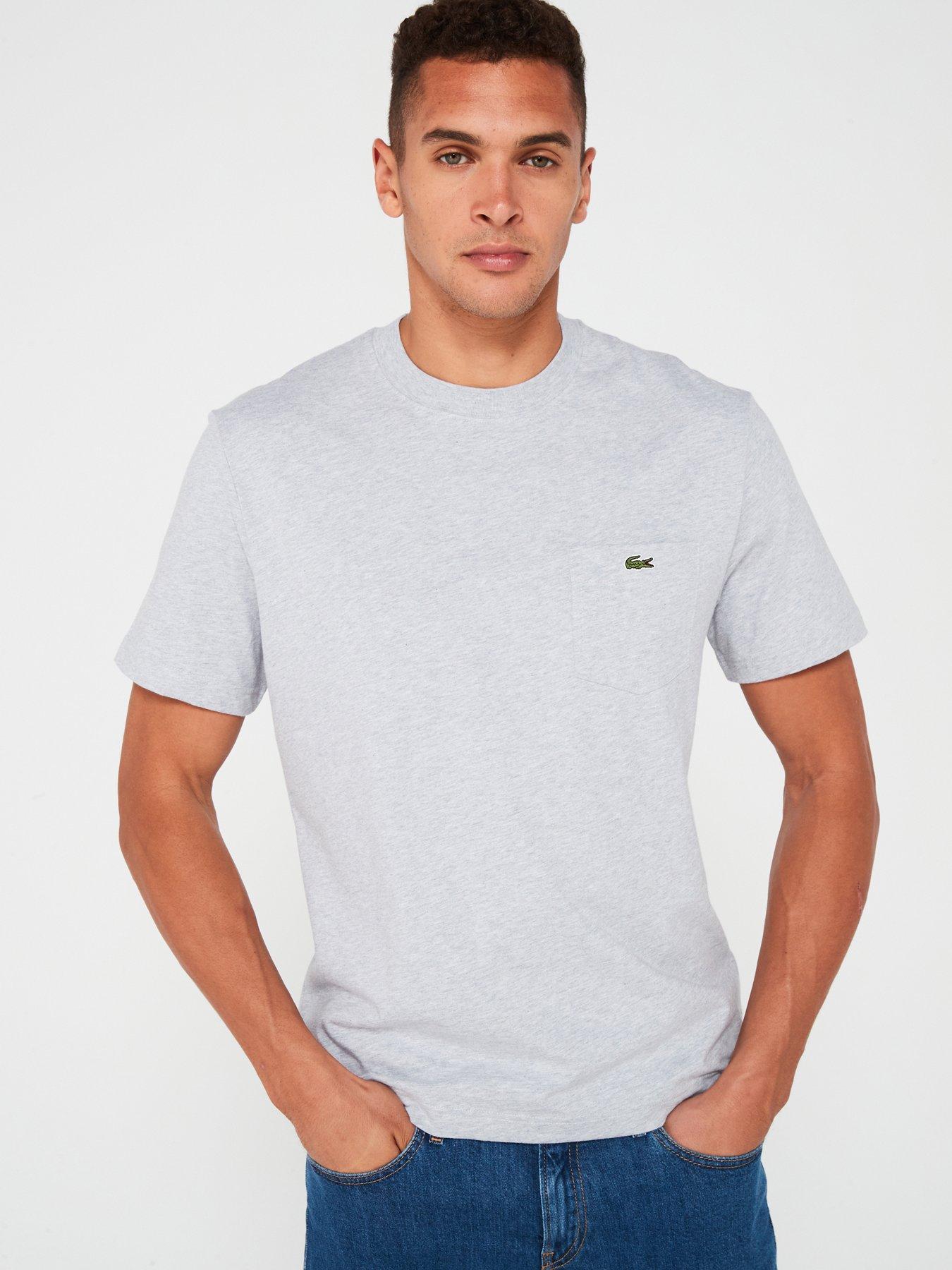 Regular Fit Cotton Jersey Pocket T Shirt Grey