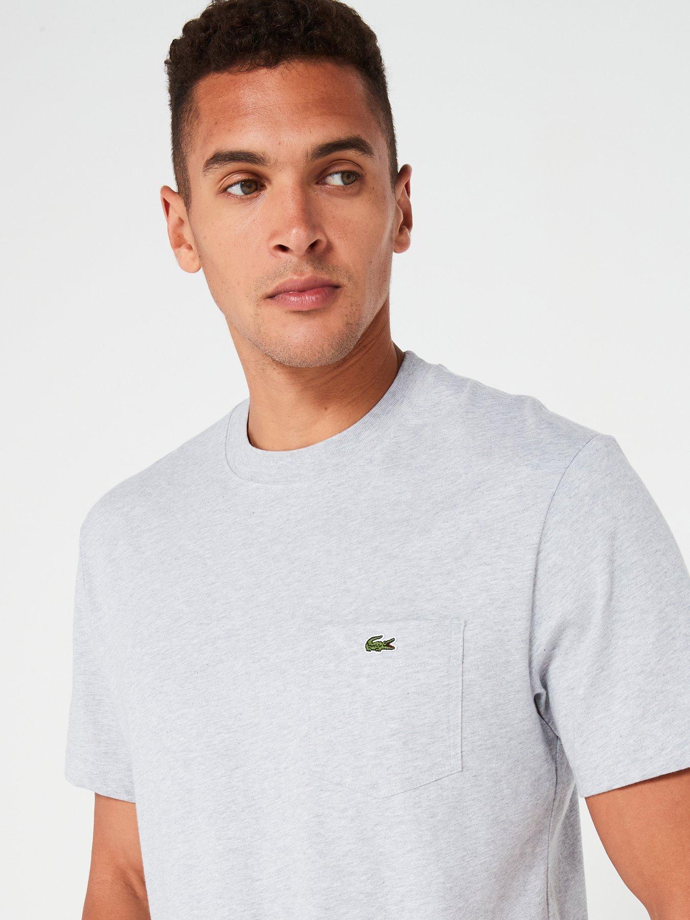 Regular Fit Cotton Jersey Pocket T Shirt Grey