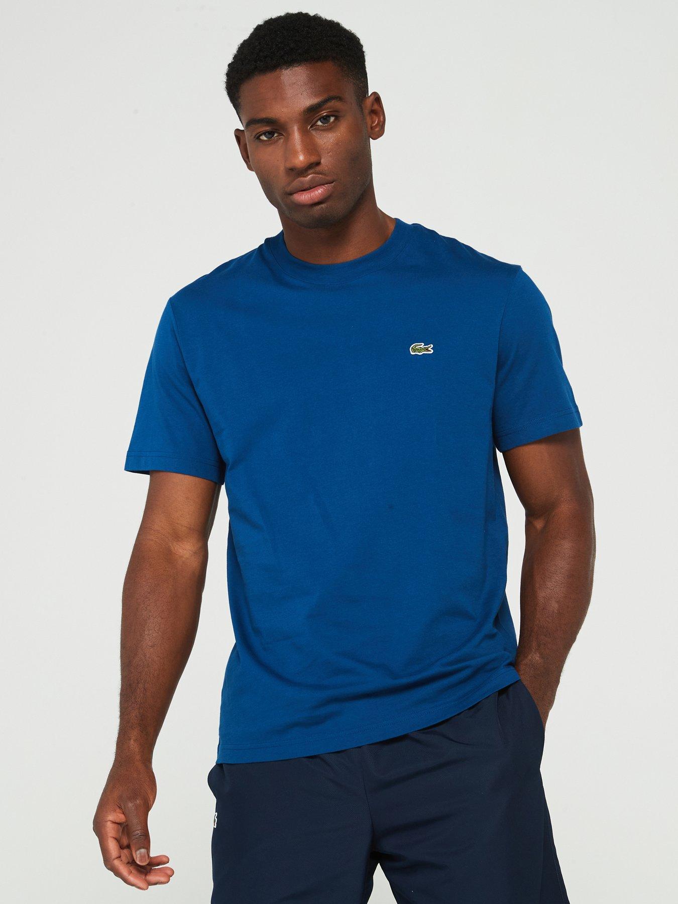 Lacoste Classic Fit Mid Weight Cotton Jersey T-Shirt - Blue