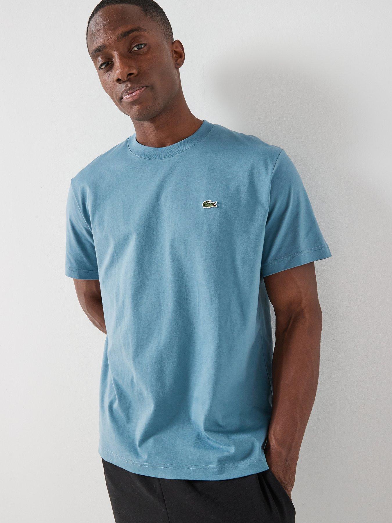 Lacoste Classic Fit Mid Weight Cotton Jersey T-Shirt Blue Very