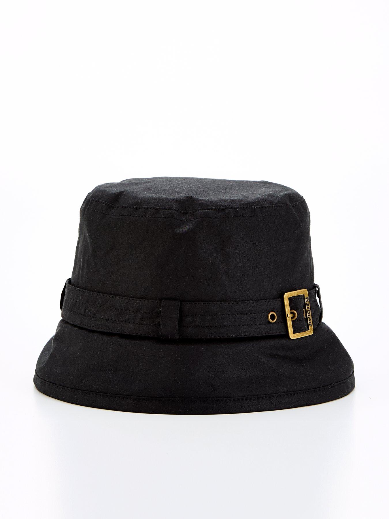 Barbour Kelso Wax Belted Hat - Black