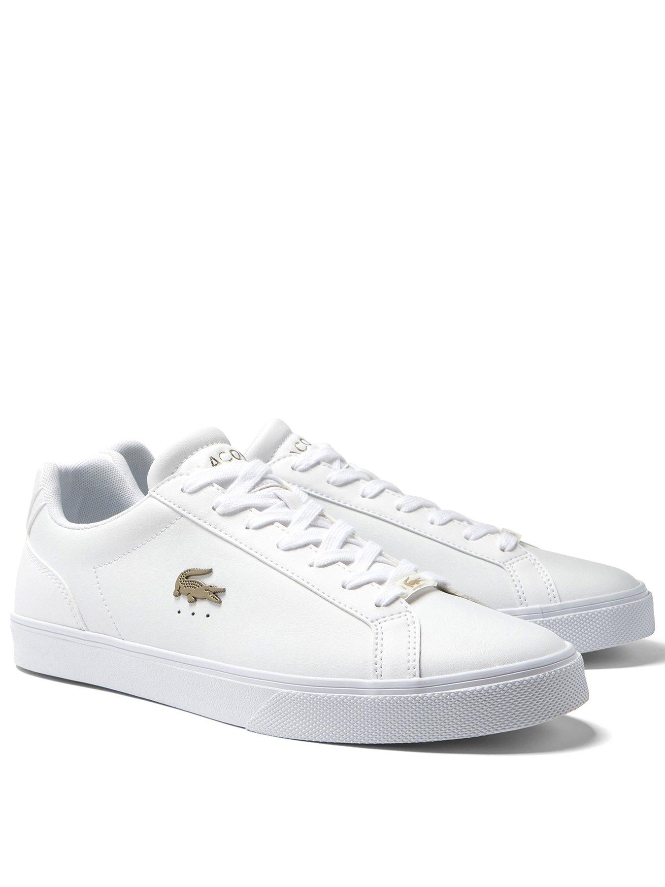 Lacoste Lerond Pro Leather Trainers White Very