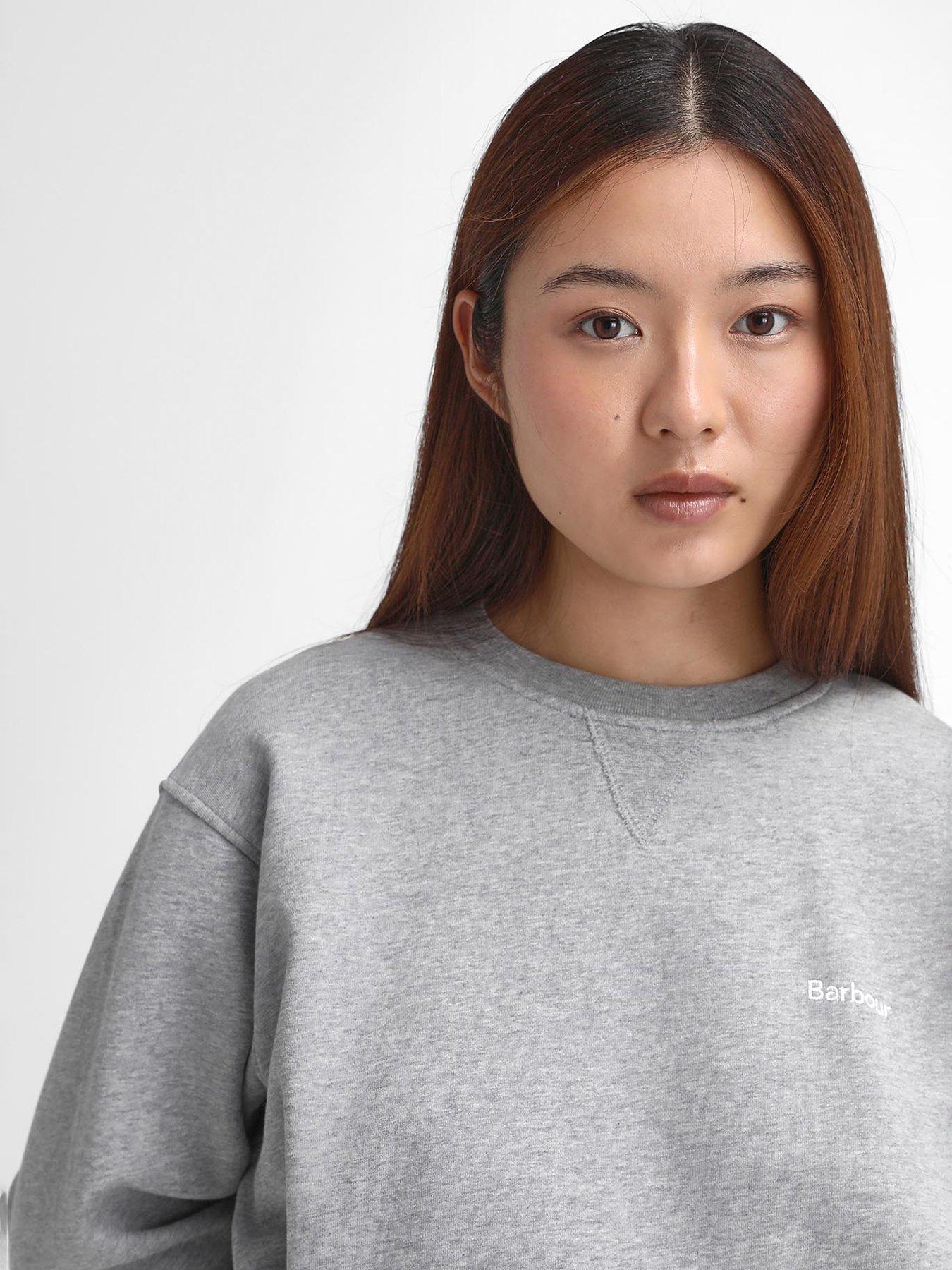 barbour sweatshirt grey