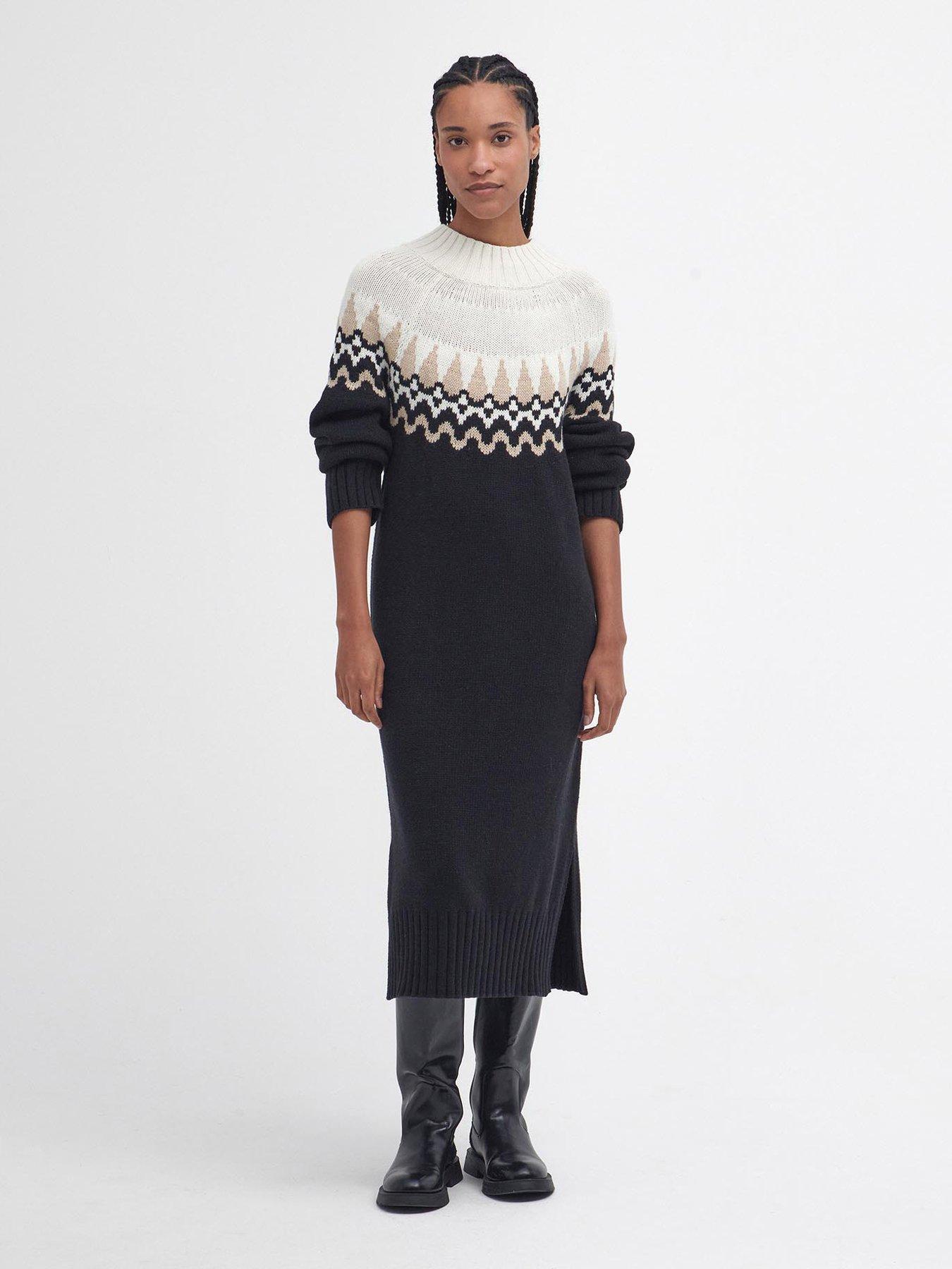 Barbour Kingsford Knitted Dress - Black