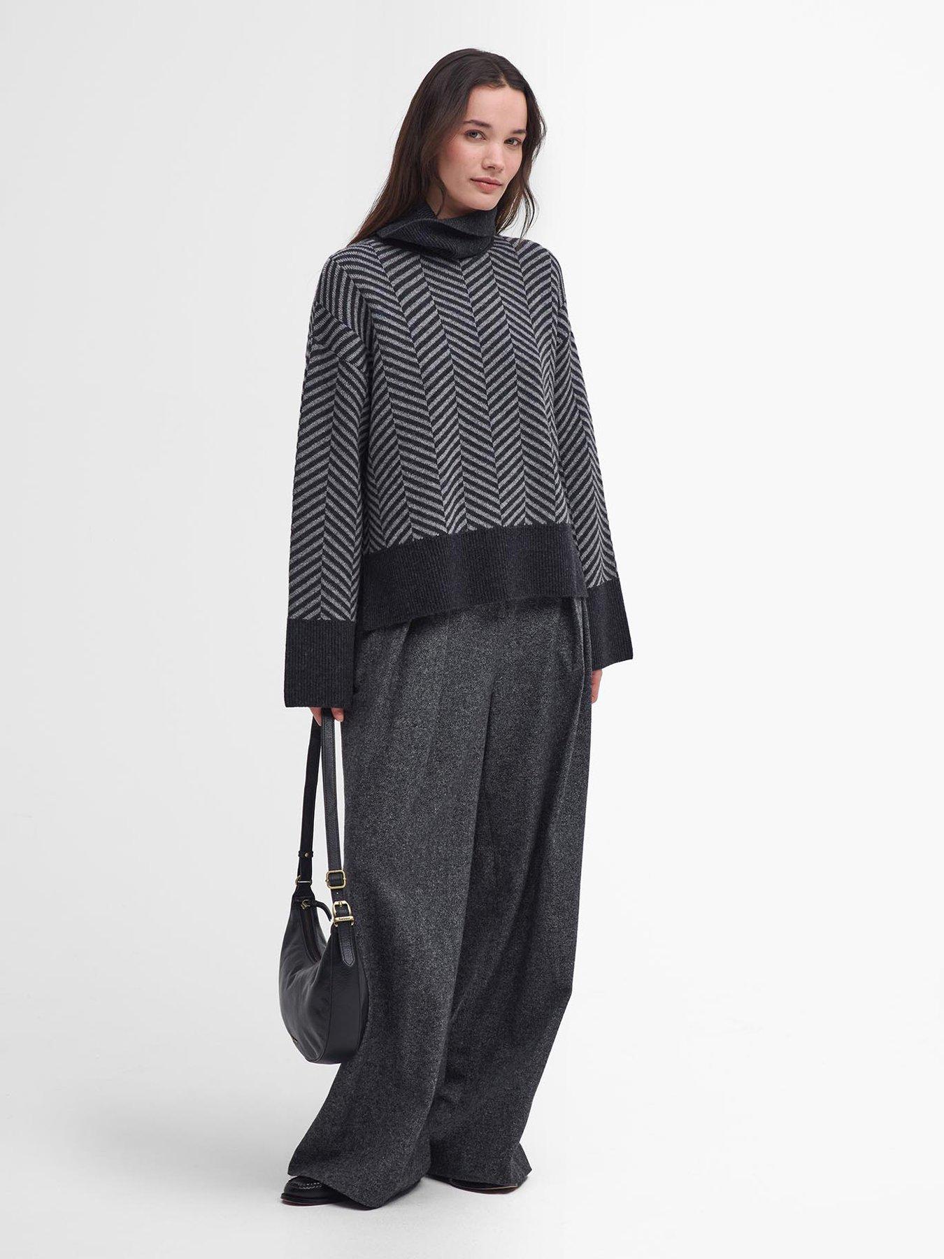 Image 3 of 6 of Barbour Aubrey Knitted Jumper - Grey
