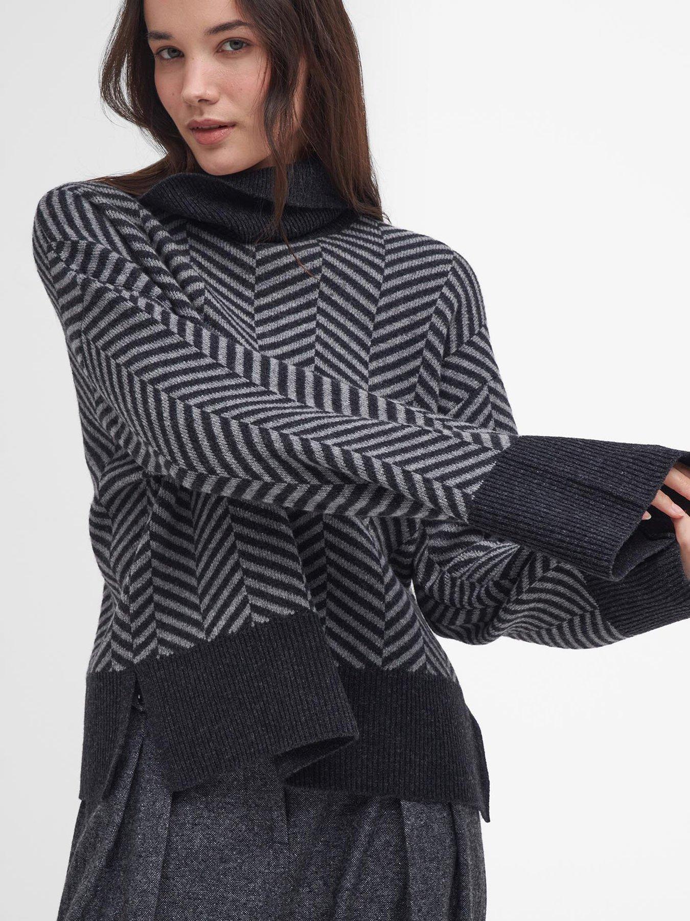 Image 4 of 6 of Barbour Aubrey Knitted Jumper - Grey