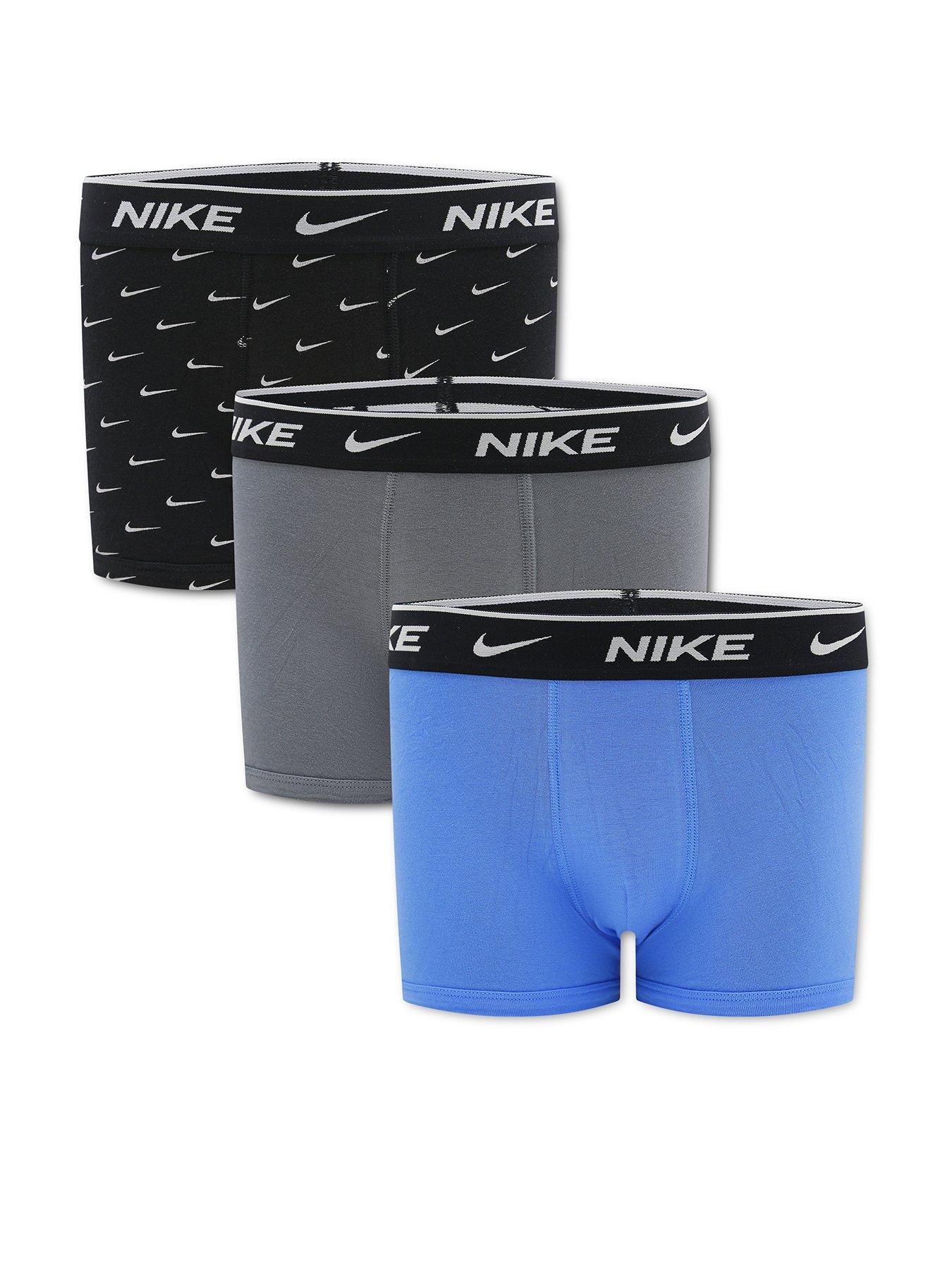 Nike Junior Boys 3 Pack Boxers - Black/White