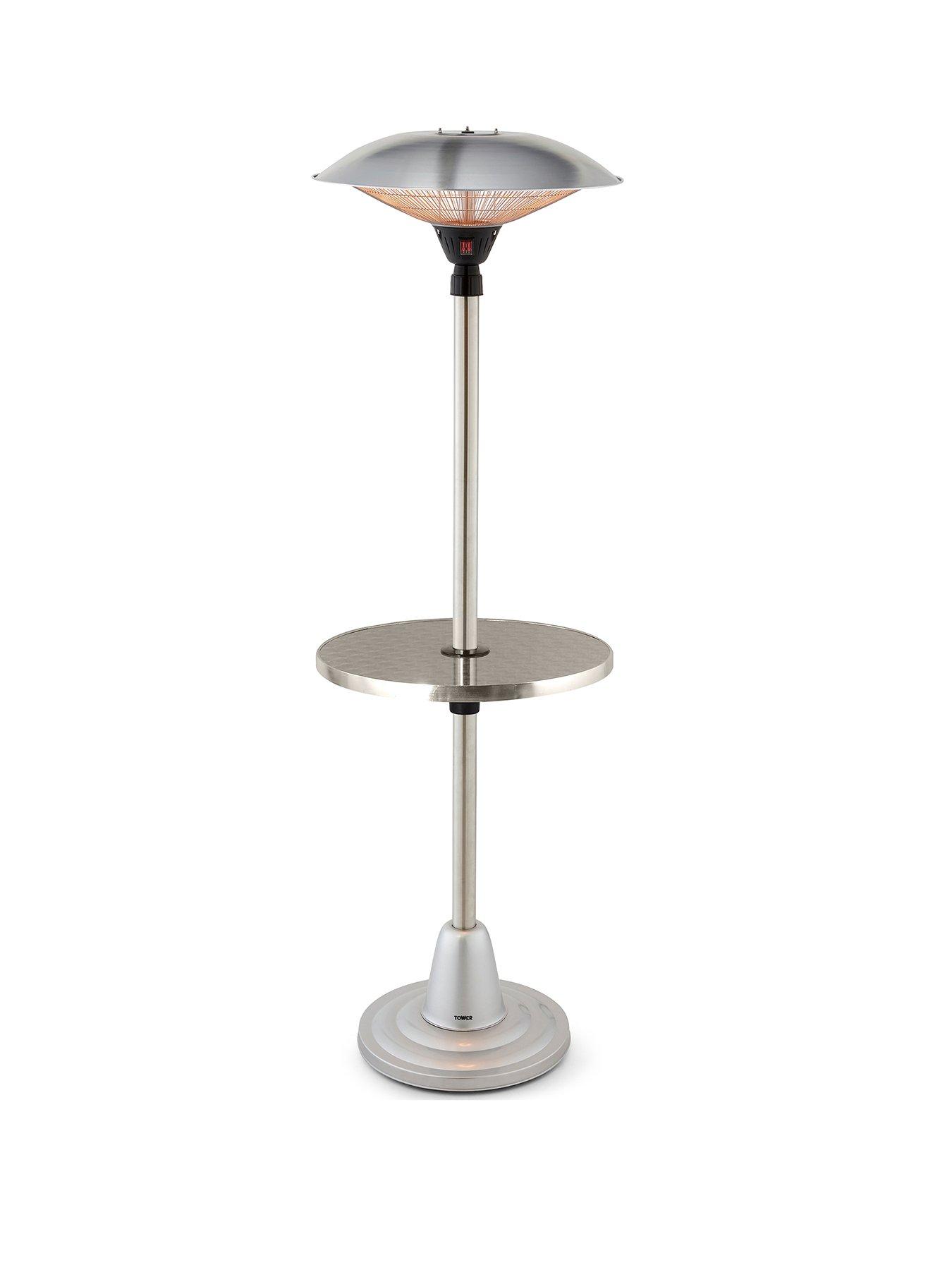 Product photograph of Tower Astrid 2kw Patio Heater Table from very.co.uk