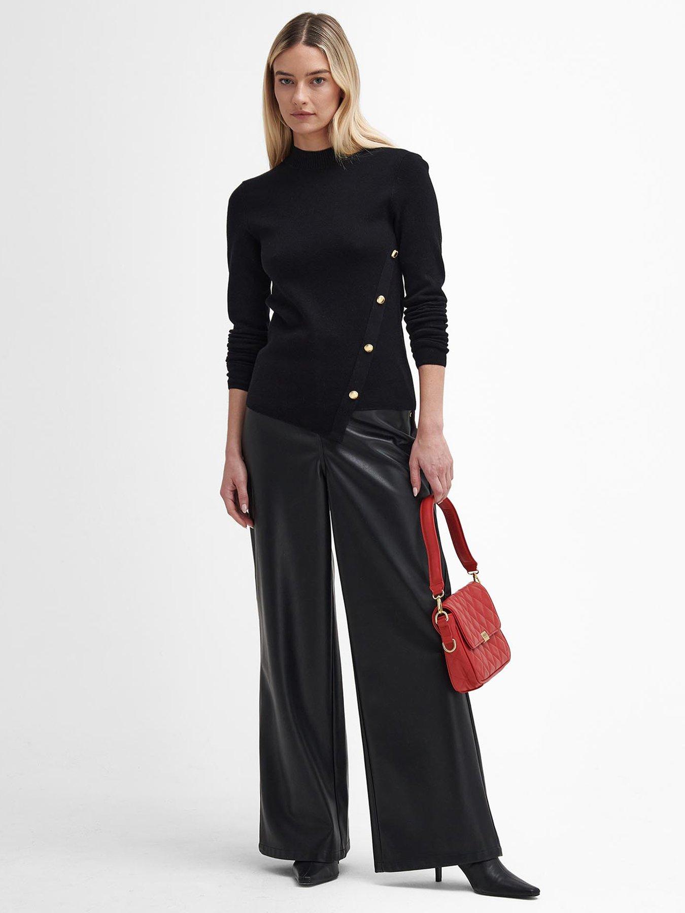 undefined Callie Knitted Jumper - Black