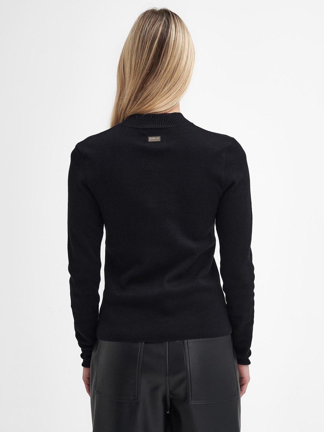Image 2 of 6 of Barbour International Callie Knitted Jumper - Black
