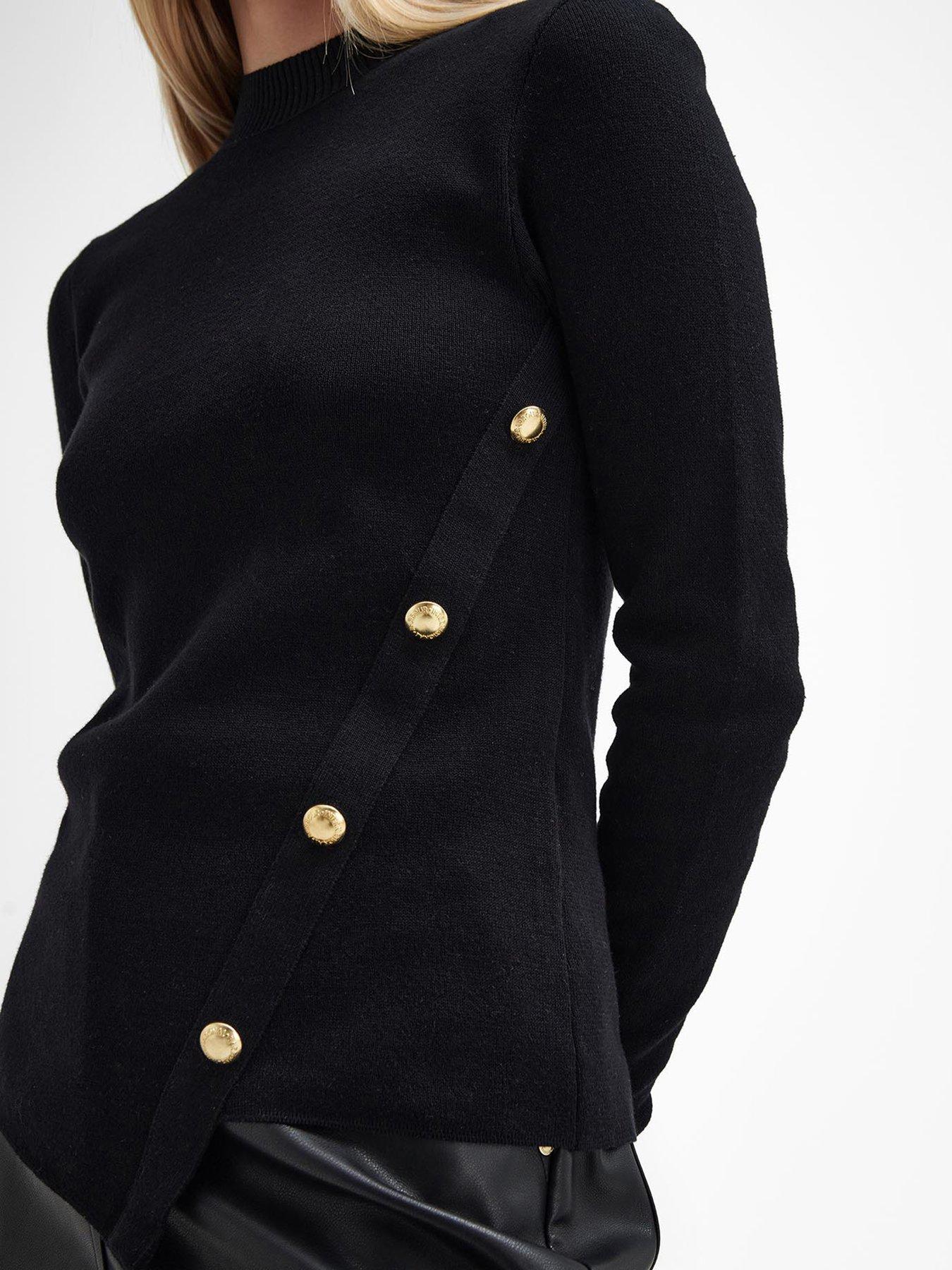Image 3 of 6 of Barbour International Callie Knitted Jumper - Black