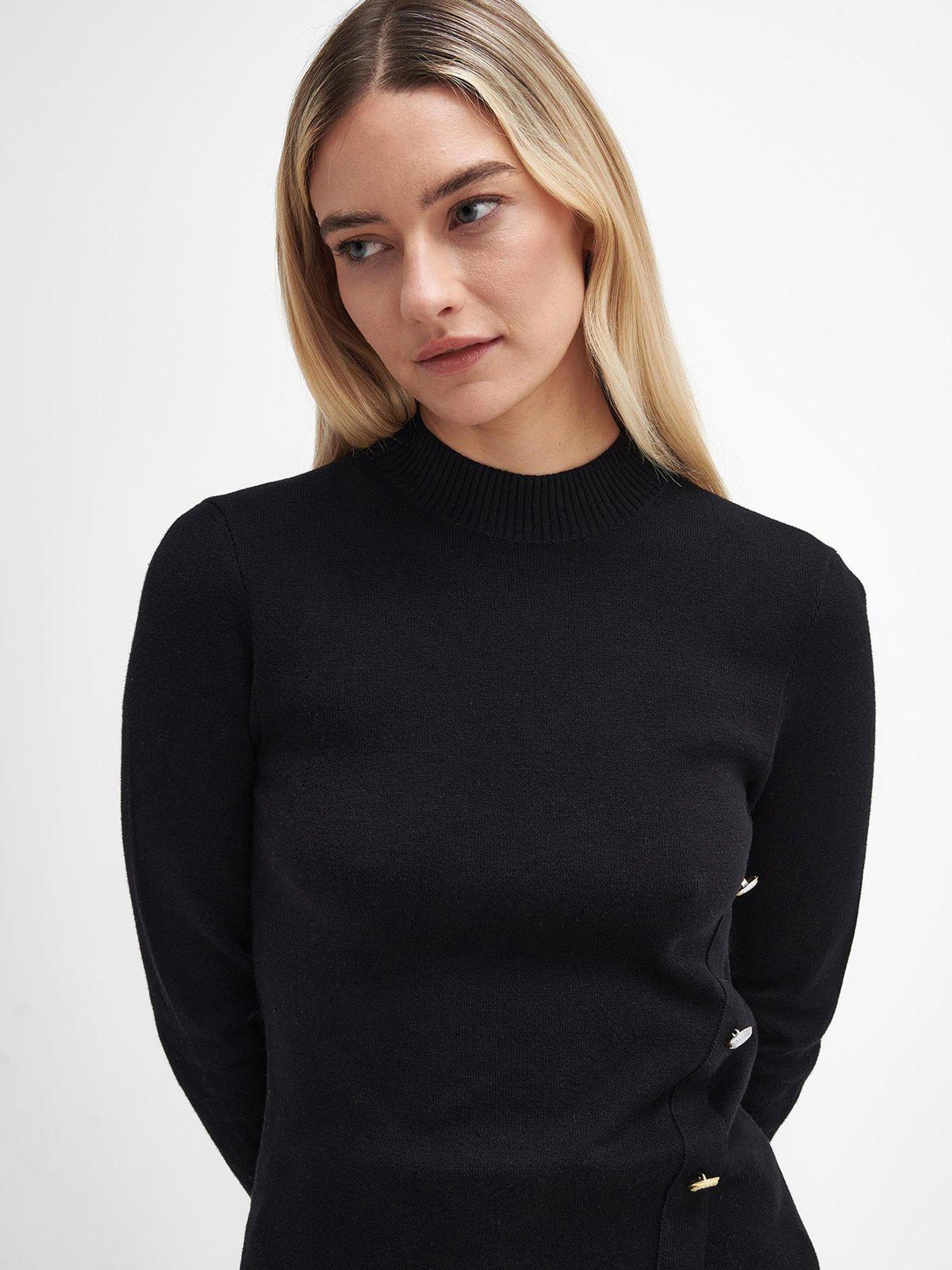 Image 4 of 6 of Barbour International Callie Knitted Jumper - Black