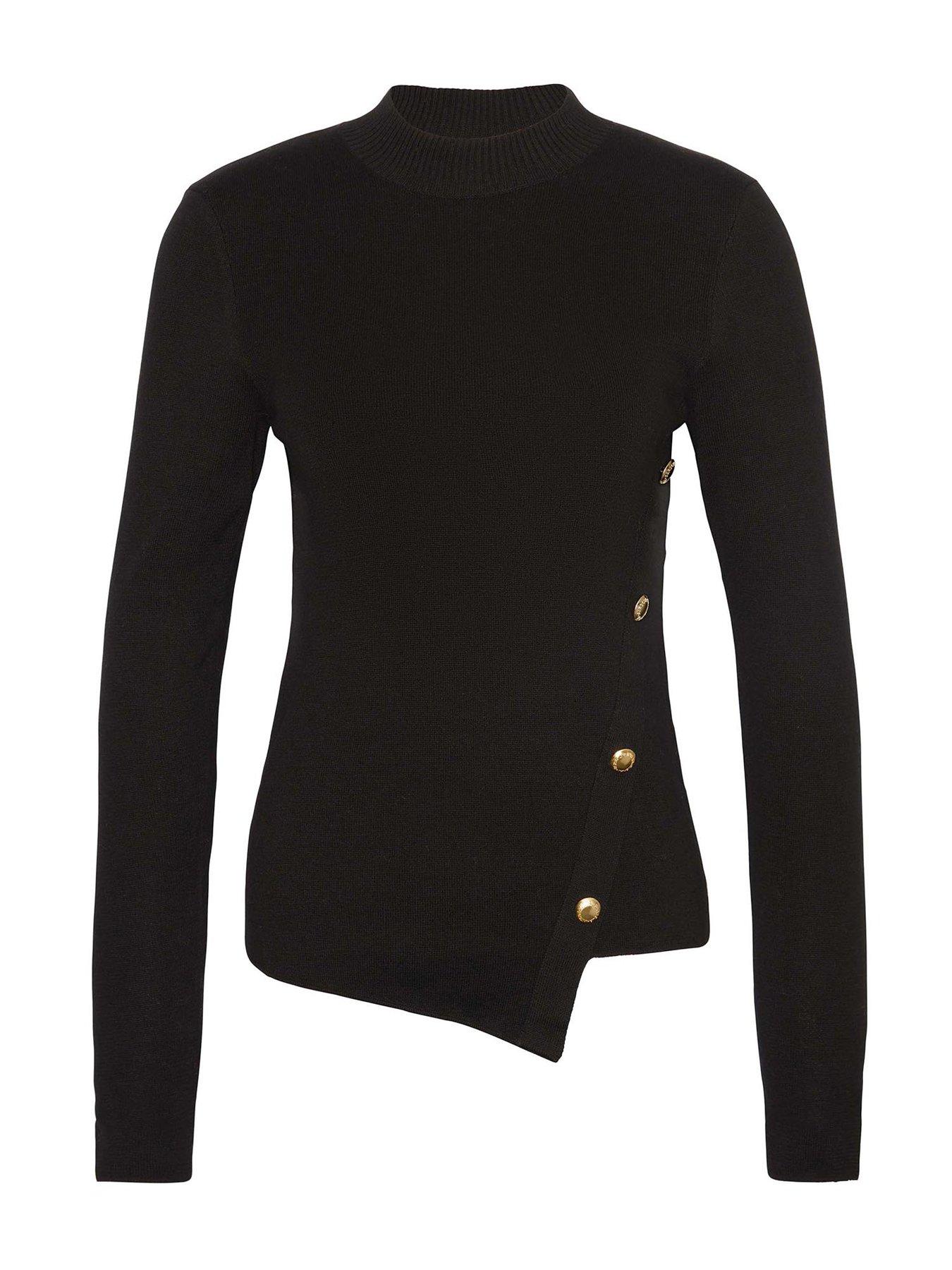 Image 6 of 6 of Barbour International Callie Knitted Jumper - Black