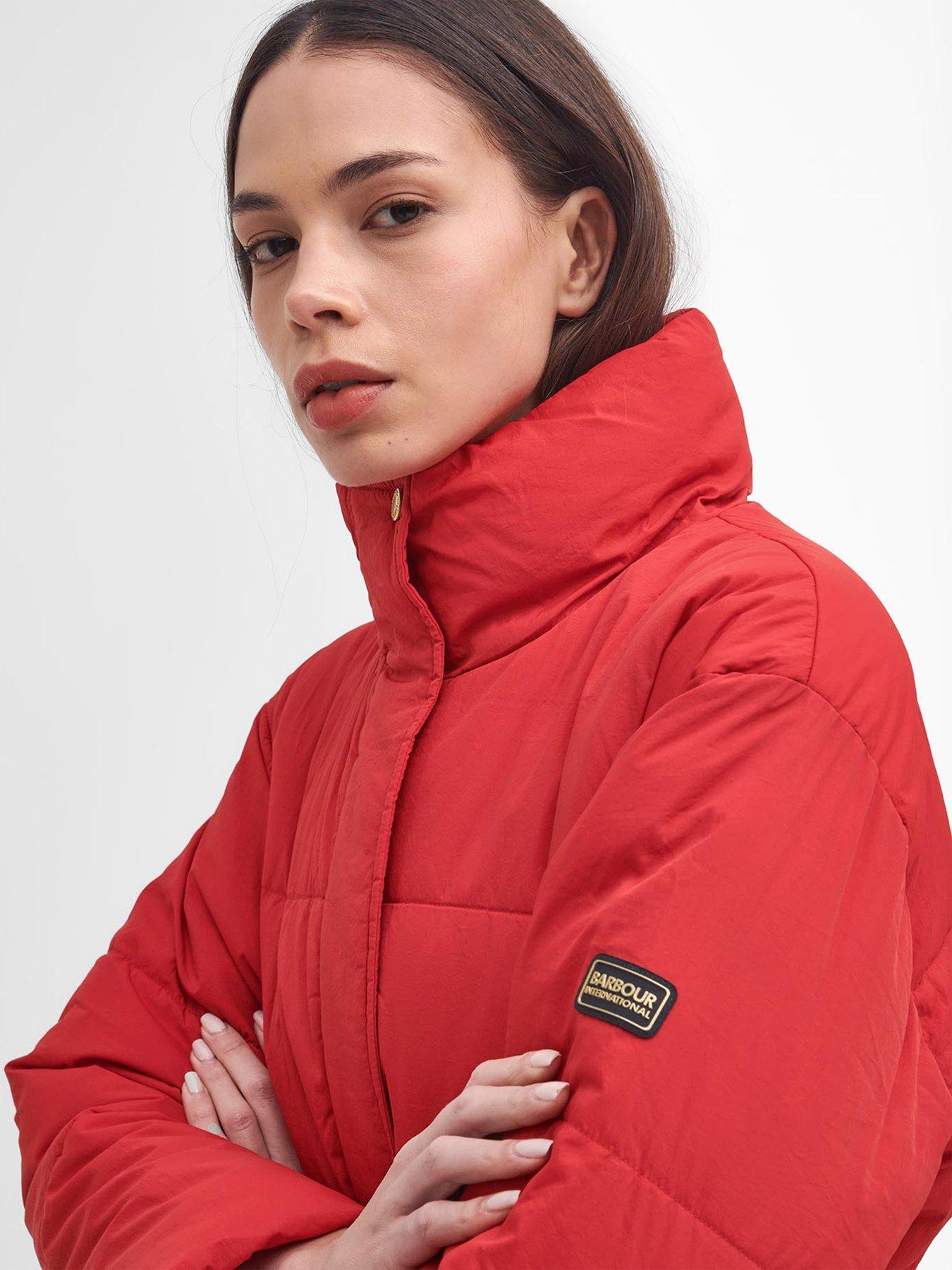 Barbour womens red jacket online