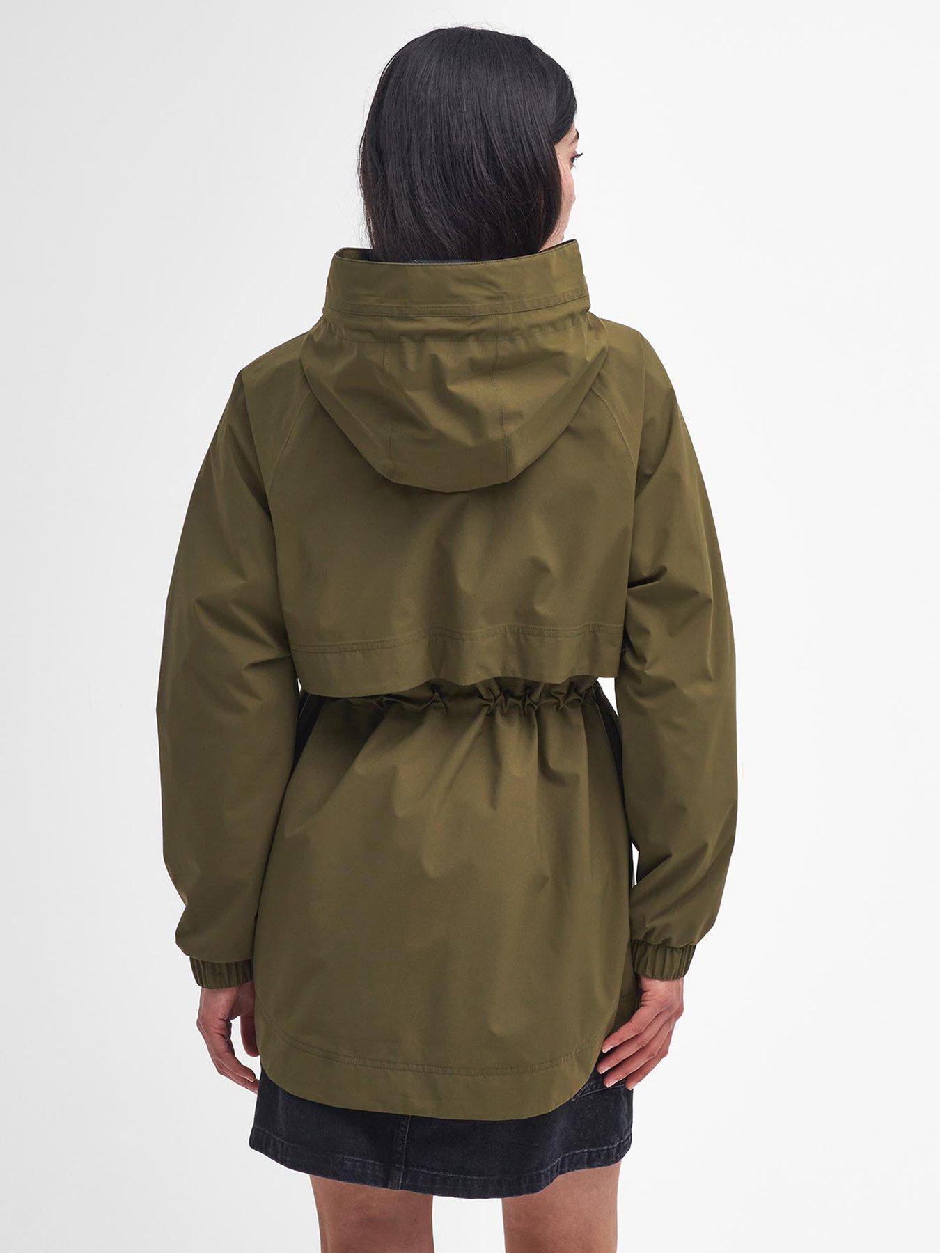 Barbour green waterproof jacket hotsell