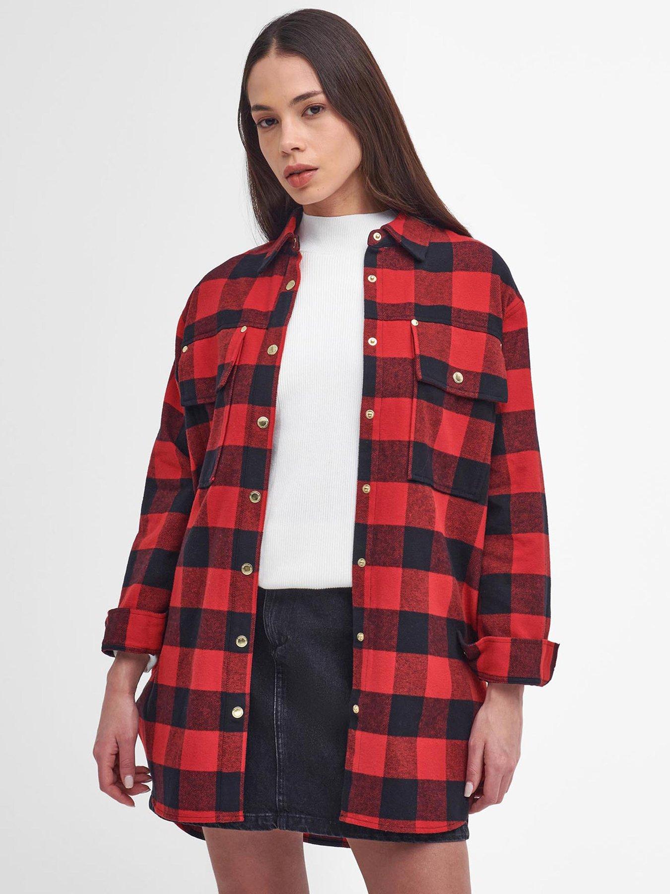 Barbour t shirt womens red clearance