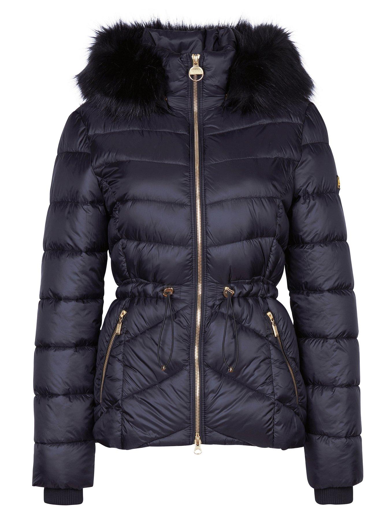 Image 5 of 6 of Barbour International Island Padded Jacket - Black