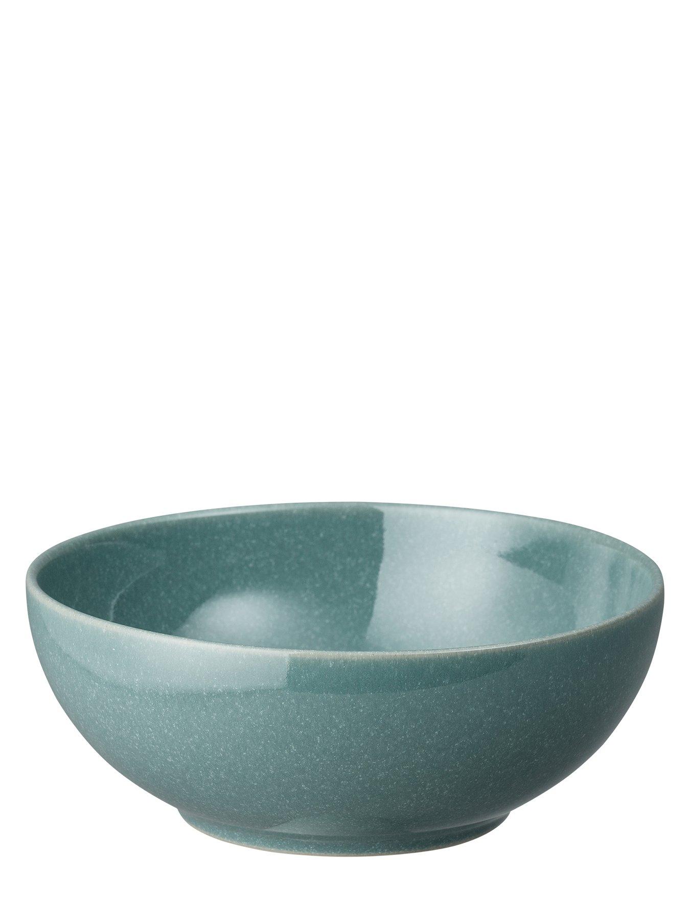 Image 3 of 5 of Denby Elements 4-Piece Cereal Bowl Set in Dark Jade Green