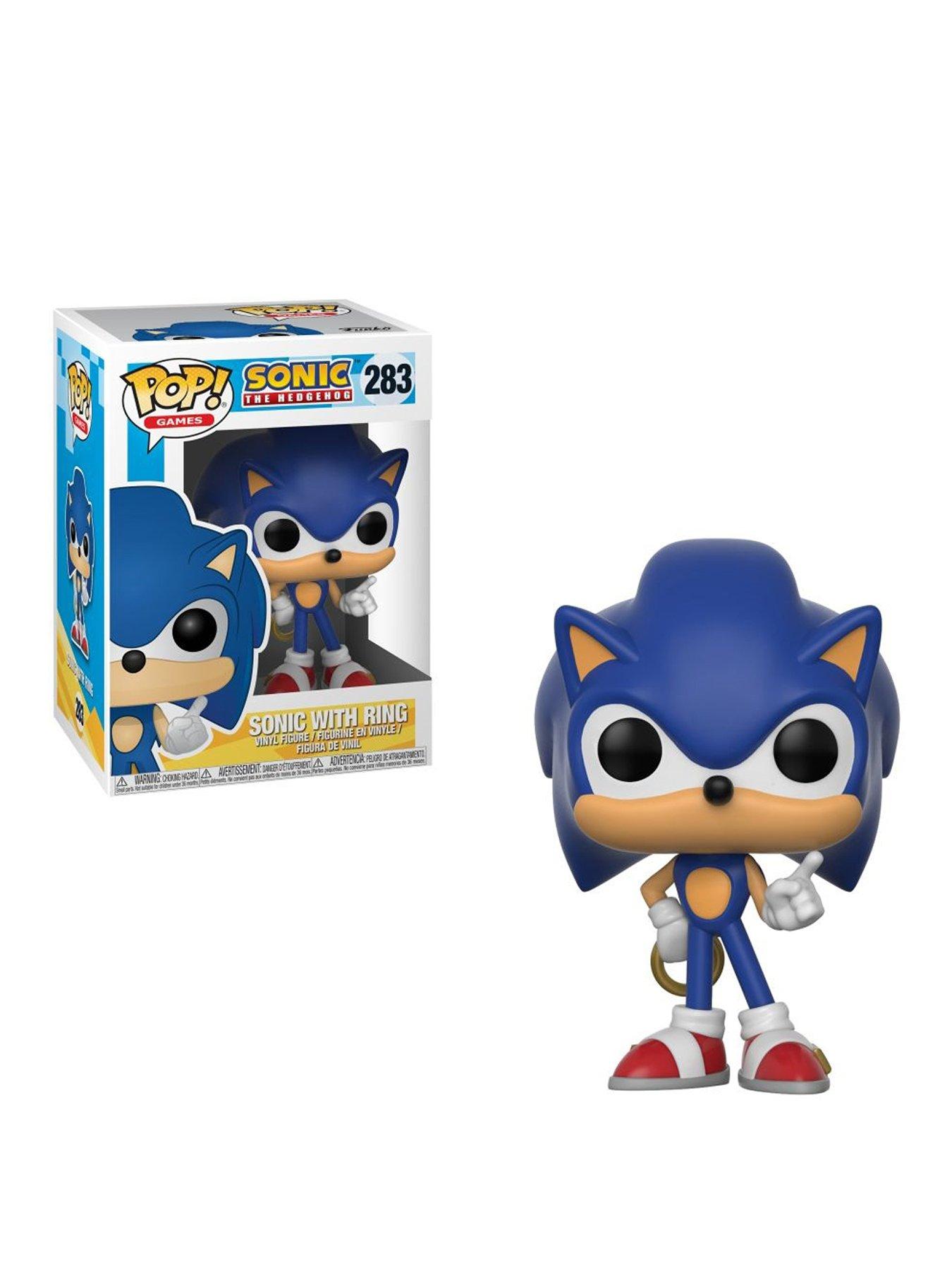Figurine Pop Sonic le Hérisson #283 pas cher : Sonic avec Anneau