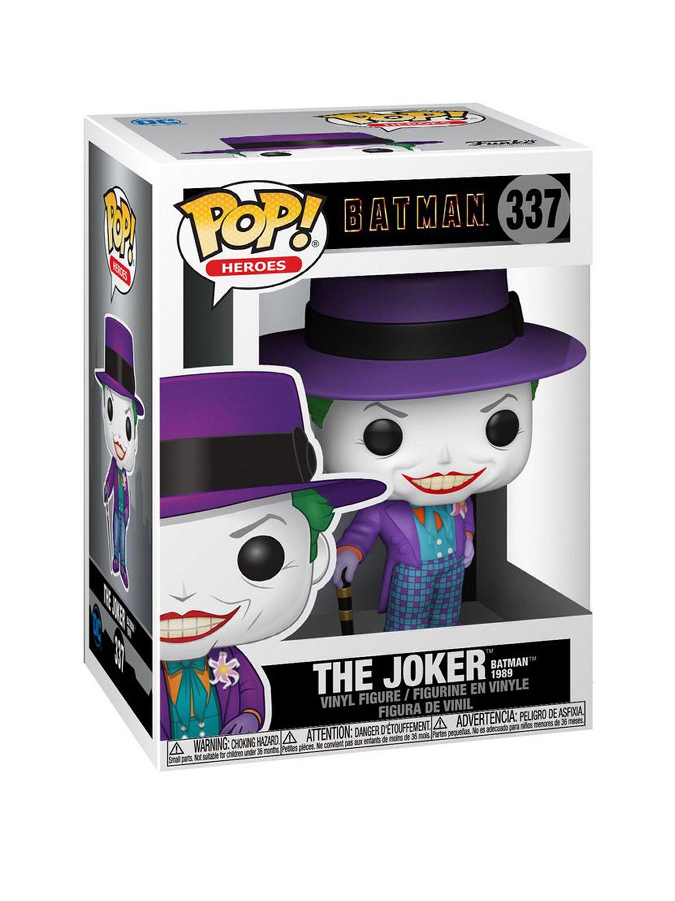 Batman POP Heroes:Batman 1989-Joker w/Hat w/Chase