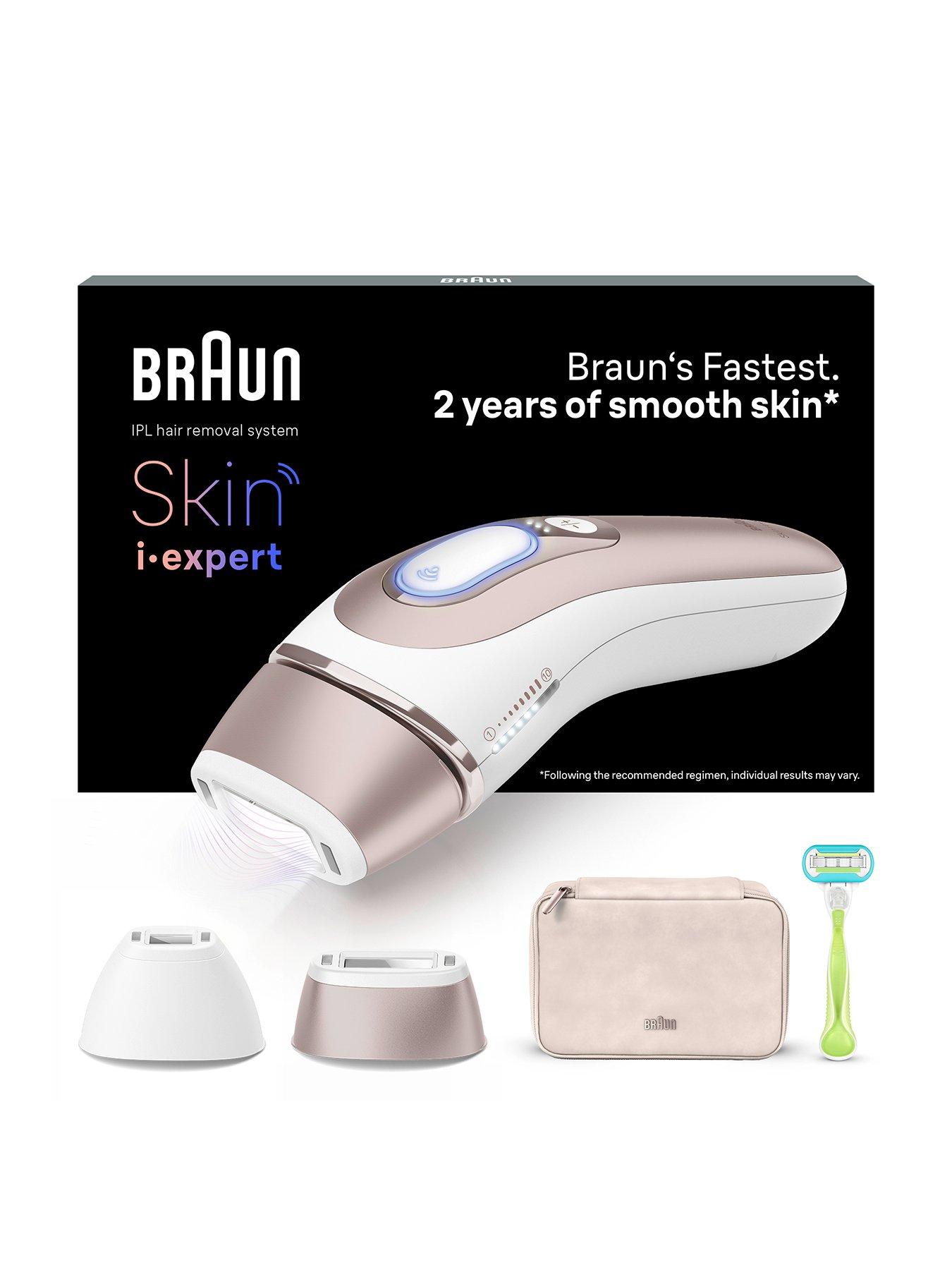 Braun Smart IPL Skin i·expert, At Home Hair Removal, Pouch, Venus