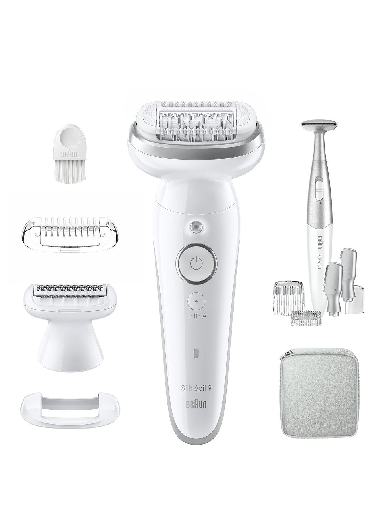 undefined Silk-epil 9 Epilator With Lady Shaver Head  &  Trimmer Comb, Bikini Trimmer, 9-241 3D