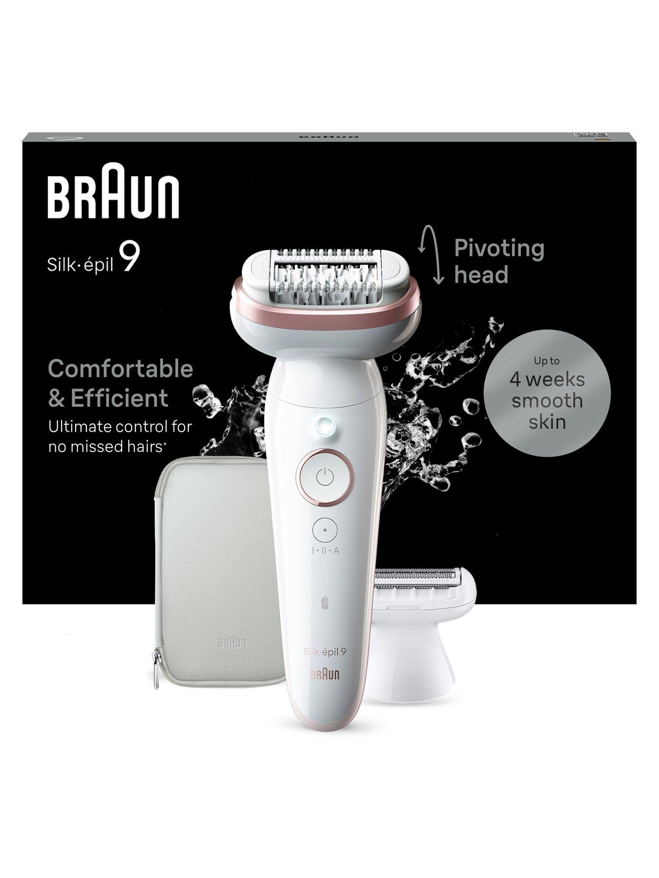 Image 2 of 8 of Braun Silk-epil 9 With Lady Shaver Head &amp; Trimmer Comb, 9-030