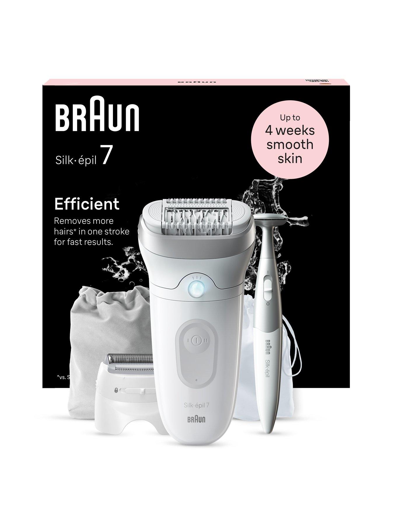 Image 3 of 8 of Braun Silk-epil 7 With Lady Shaver Head &amp; Trimmer Comb, Bikini Trimmer, 7-241