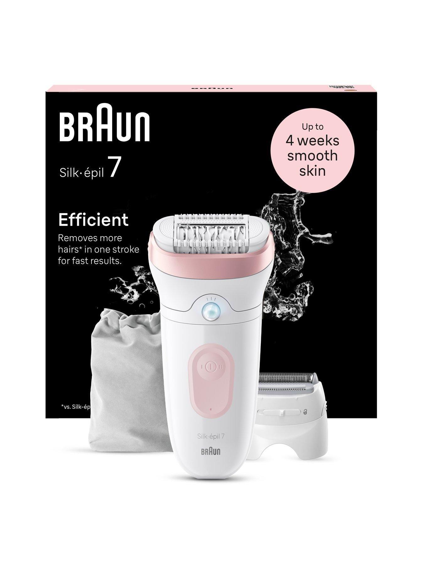 Image 2 of 8 of Braun Silk-epil 7 Epilator With Lady Shaver Head &amp; Trimmer Comb, 7-030