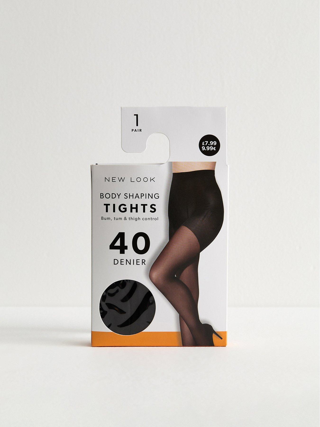 New Look Premium 40 Denier Body Shaping Tights - Black | Very