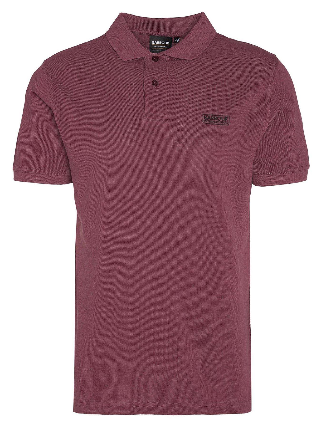 Barbour polo mens purple online