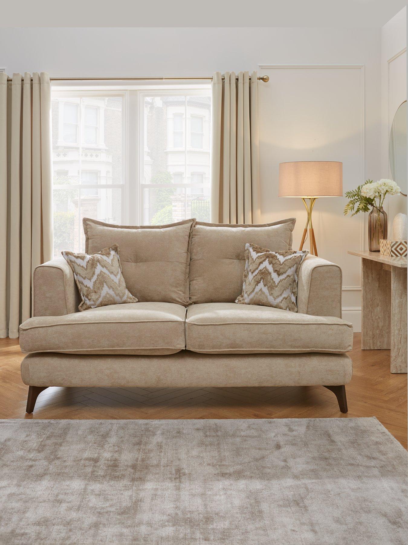 undefined Bali Fabric 2 Seater Standard Back Sofa