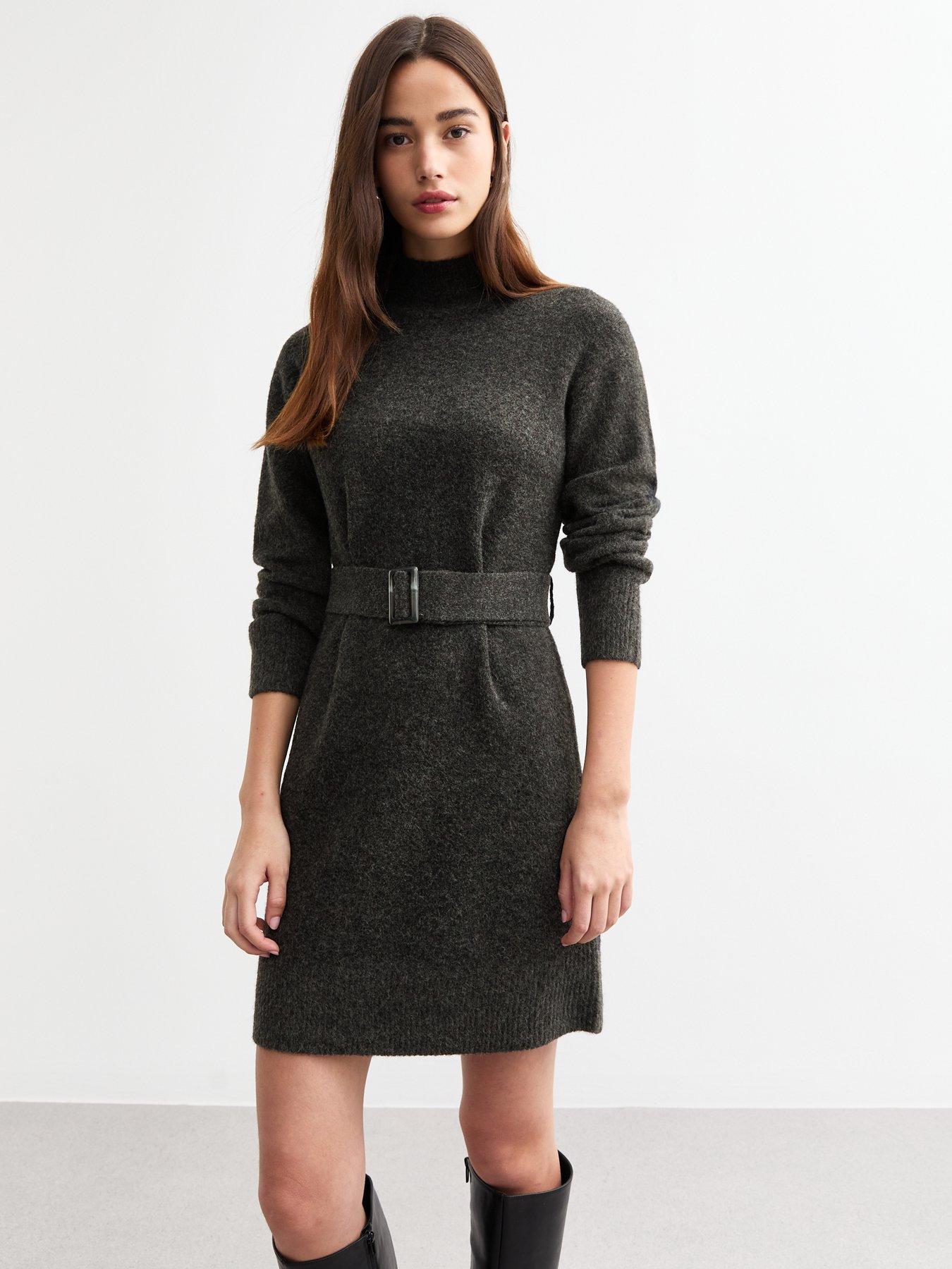 Charcoal grey casual dress hotsell