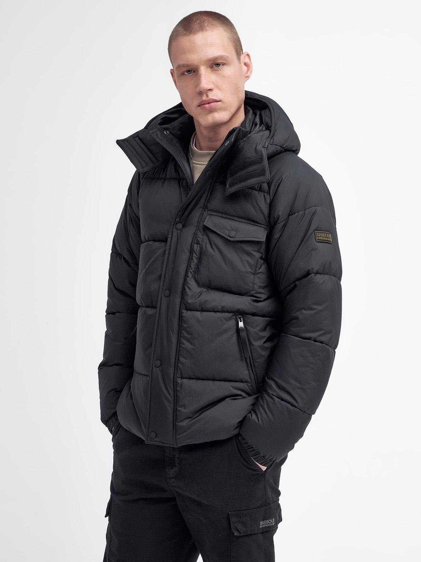 undefined Haze Hooded Padded Coat - Black