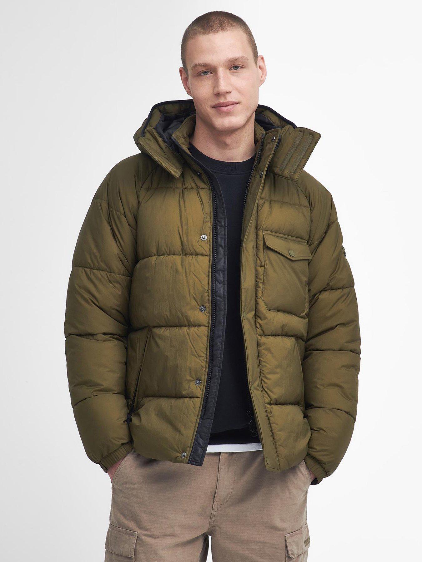 undefined Haze Hooded Padded Coat - Khaki