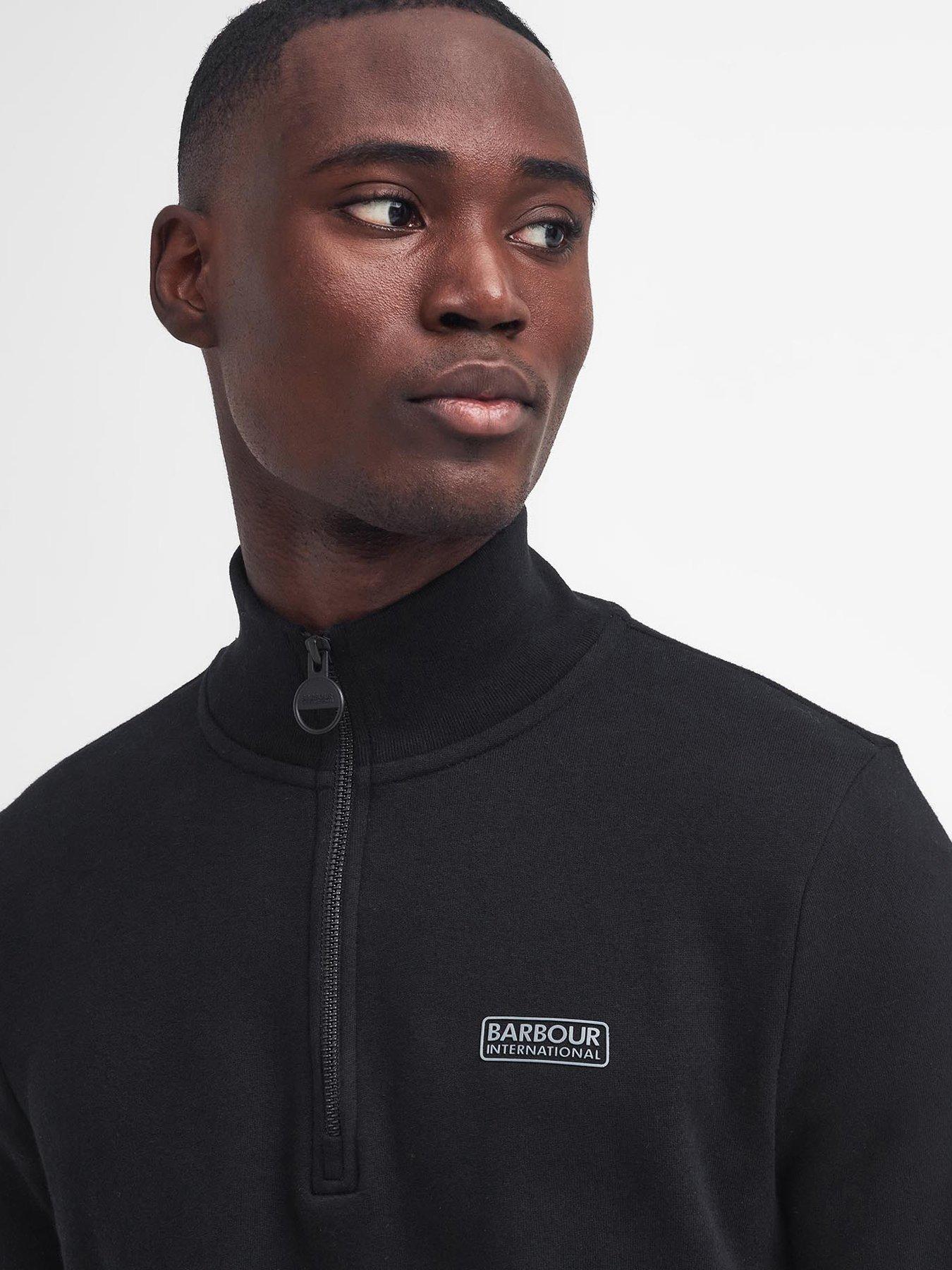 Barbour essential half zip hot sale