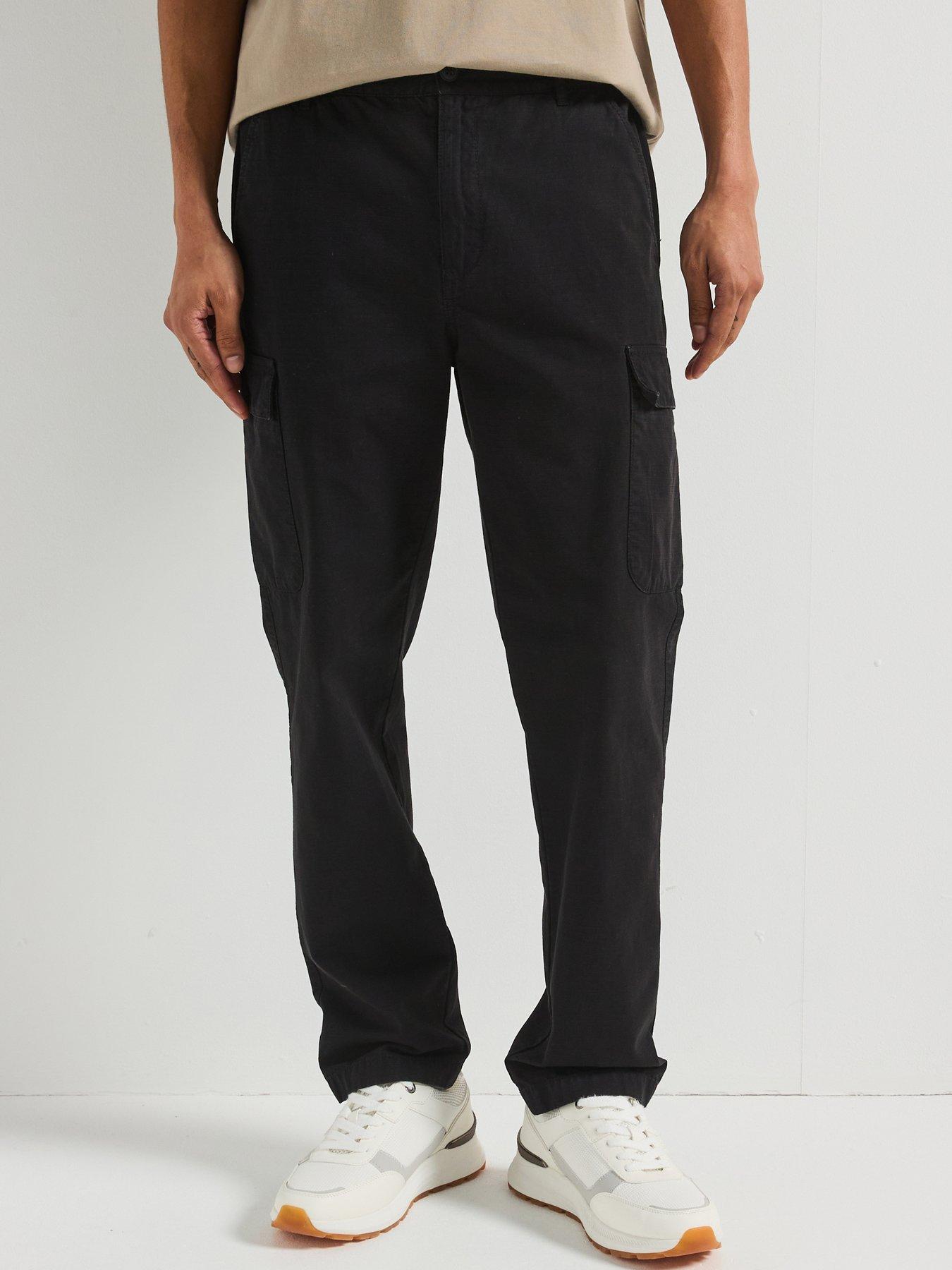 undefined Ripstop Cargo Trousers - Black